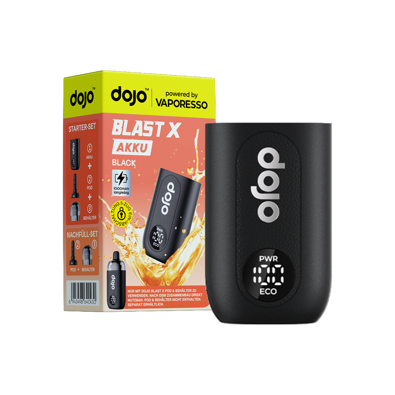 Vapresso - Dojo Blast - X - Basisgerät - Schwarz 2