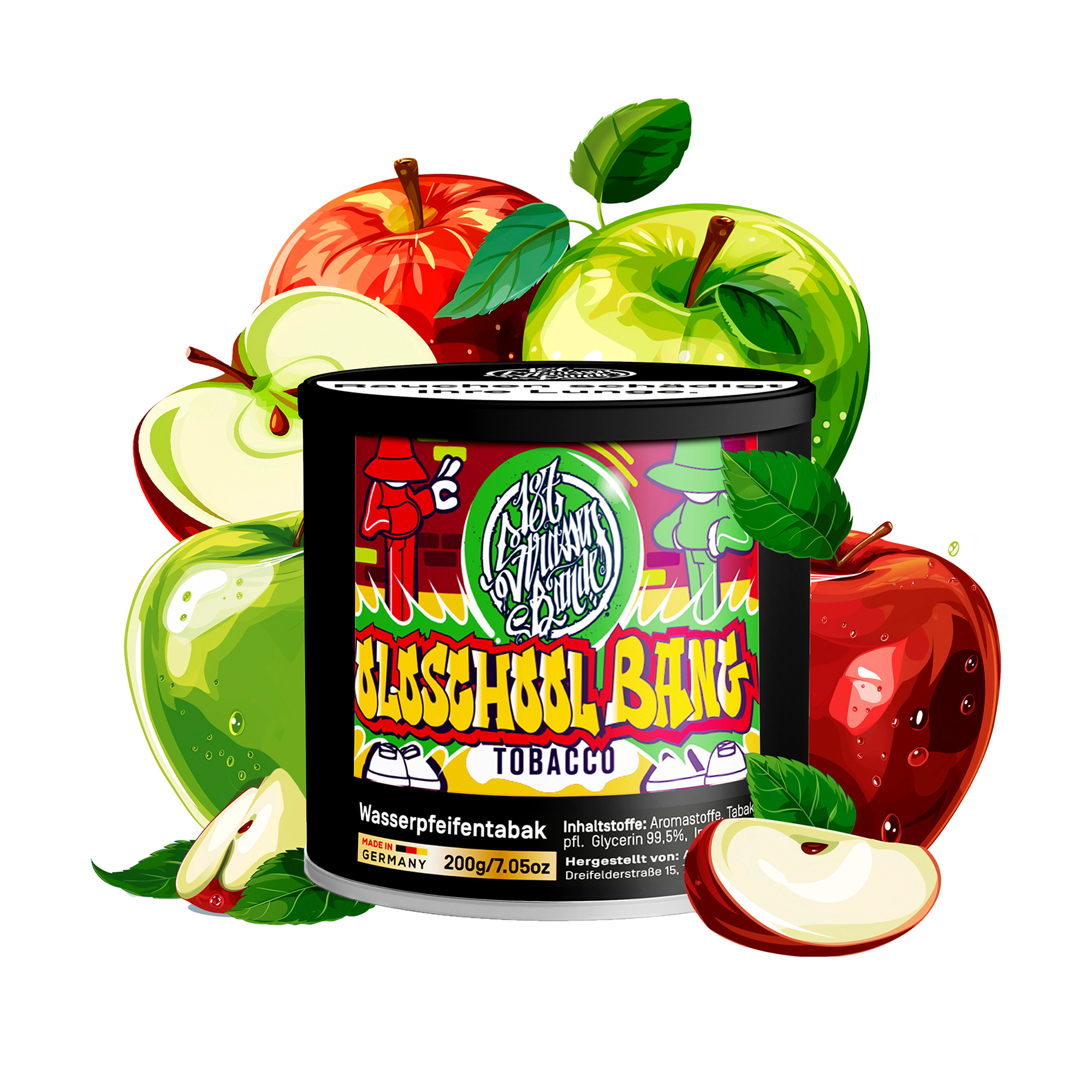洋楽 OUT AND SMOKIN' 187 WAYS TO GET PAID! 187 Strassenbande #26 Oldschool Bang | Order 200 g Hookah Tobacco