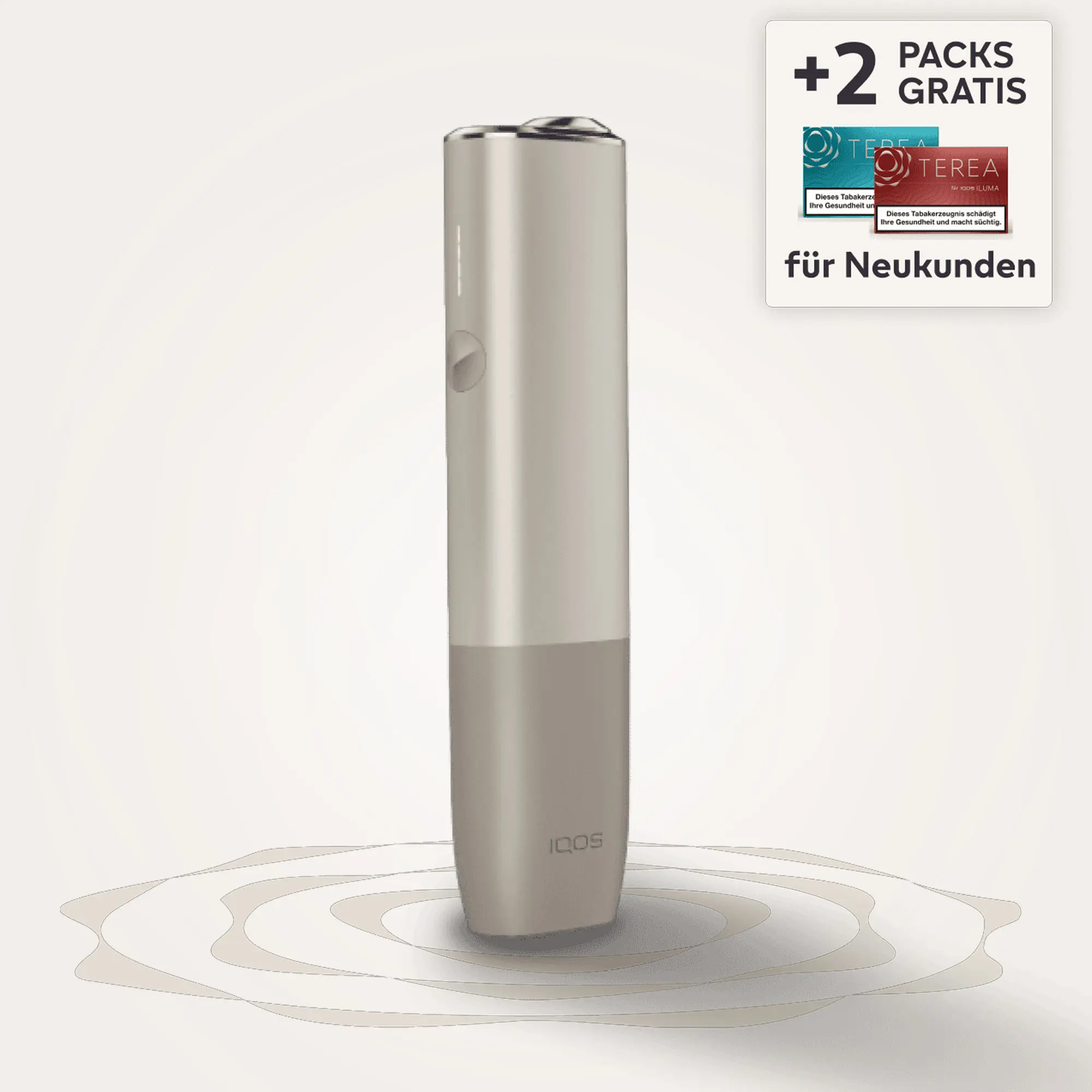 IQOS ILUMA ONE Tabakerhitzer Pebble Beige kaufen | Bis zu 40 TEREA Sticks gratis 1