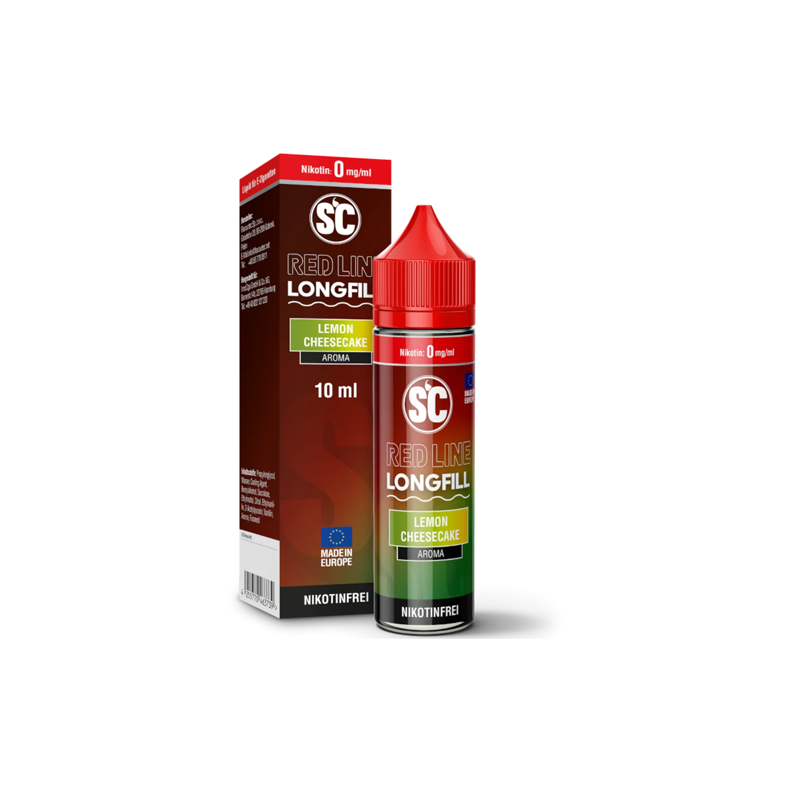 SC - Red Line - Longfill - Lemon Cheesecake - 10 ml1