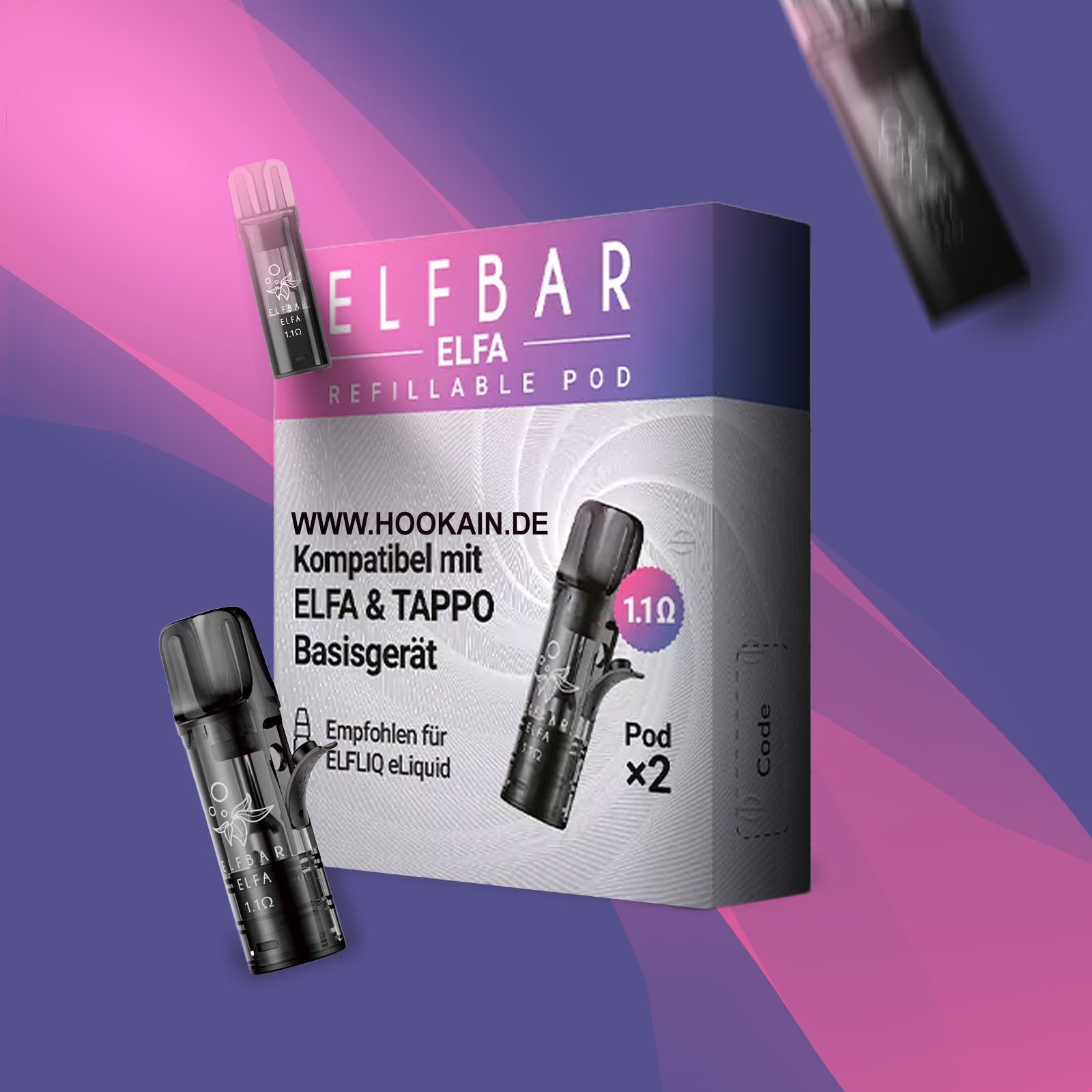 Elfbar Elfa Leerpod - Elfa Pod zum auffüllen günstig kaufen - 1