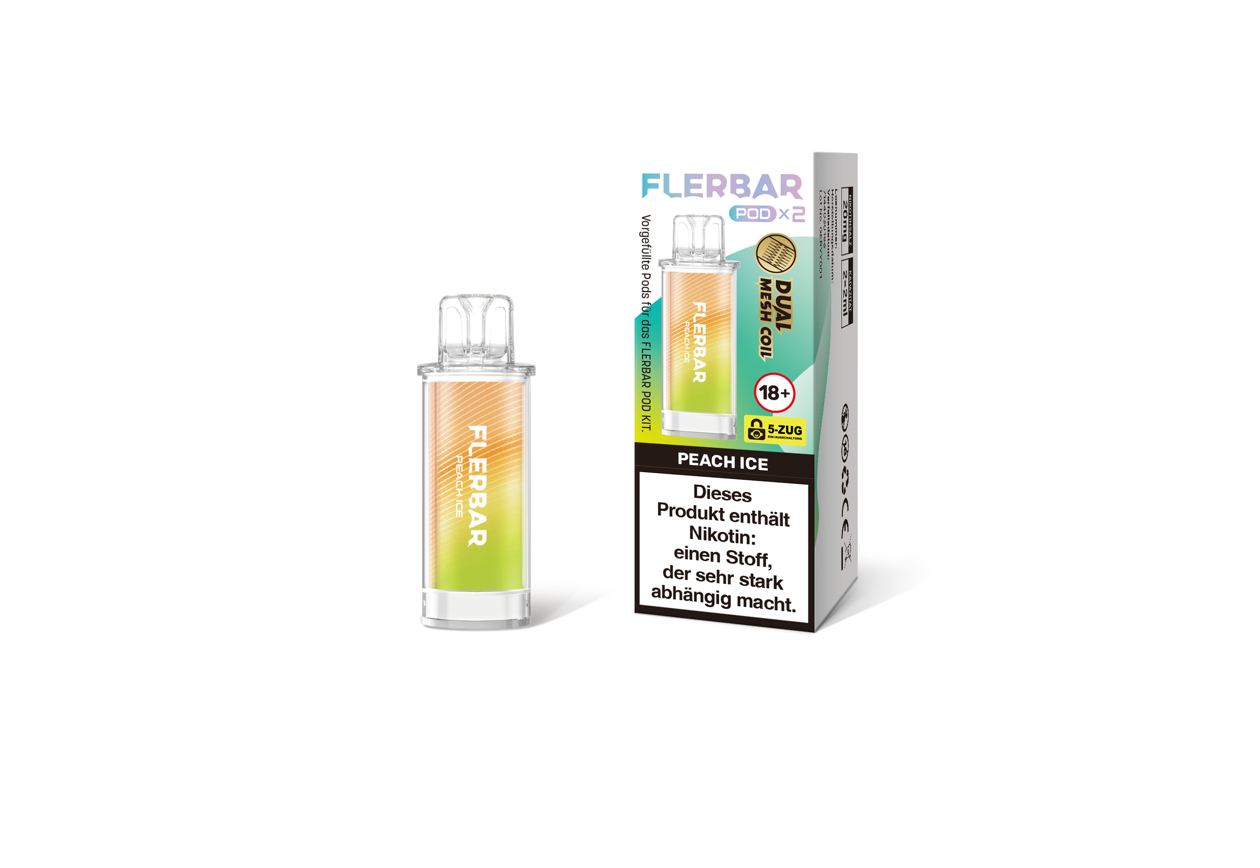 Flerbar Prefilled Pod Peach Ice 20 mg | Günstig online 2