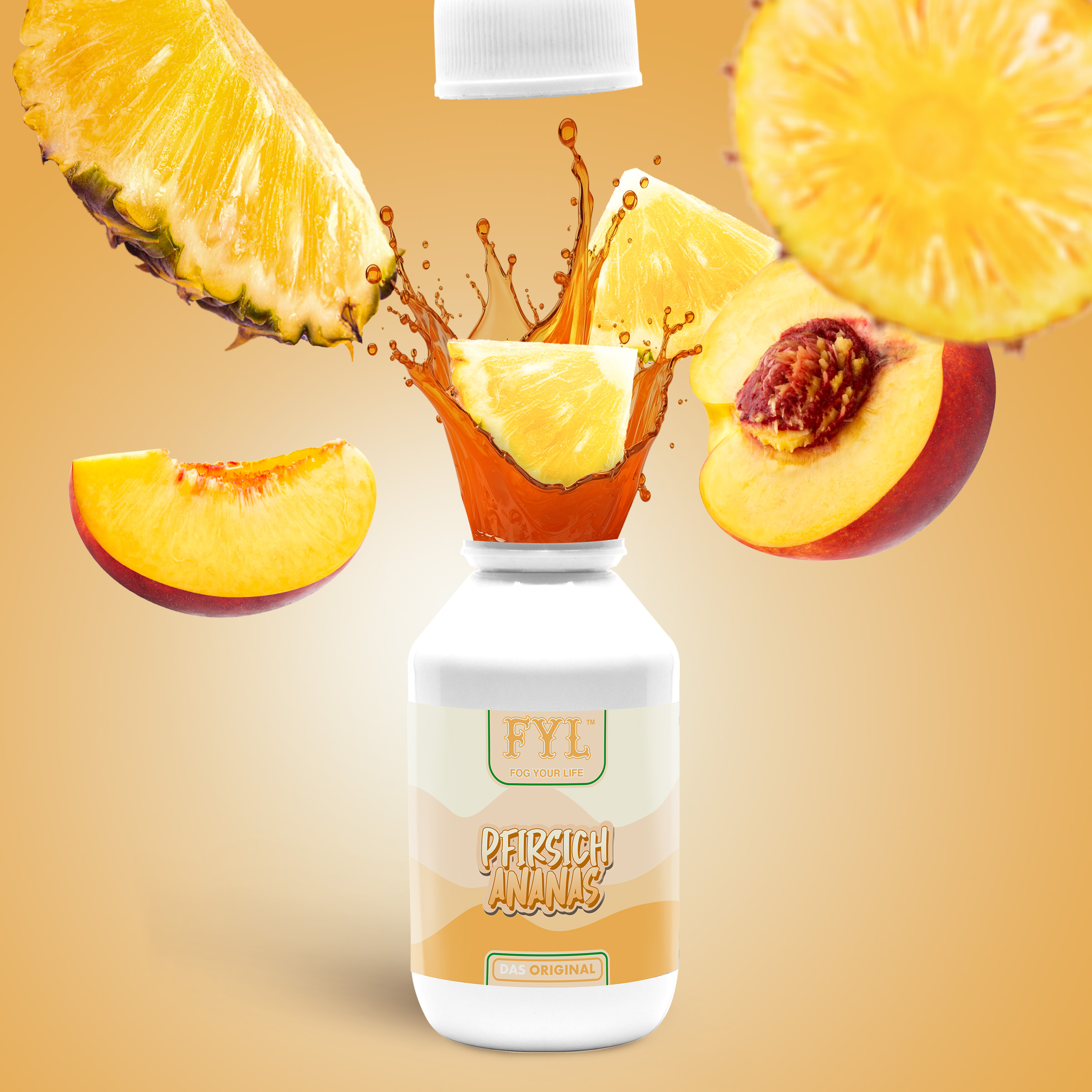 Fog Your Life Pfirsich Ananas Aroma Shot 25ml | Online bestellen 1