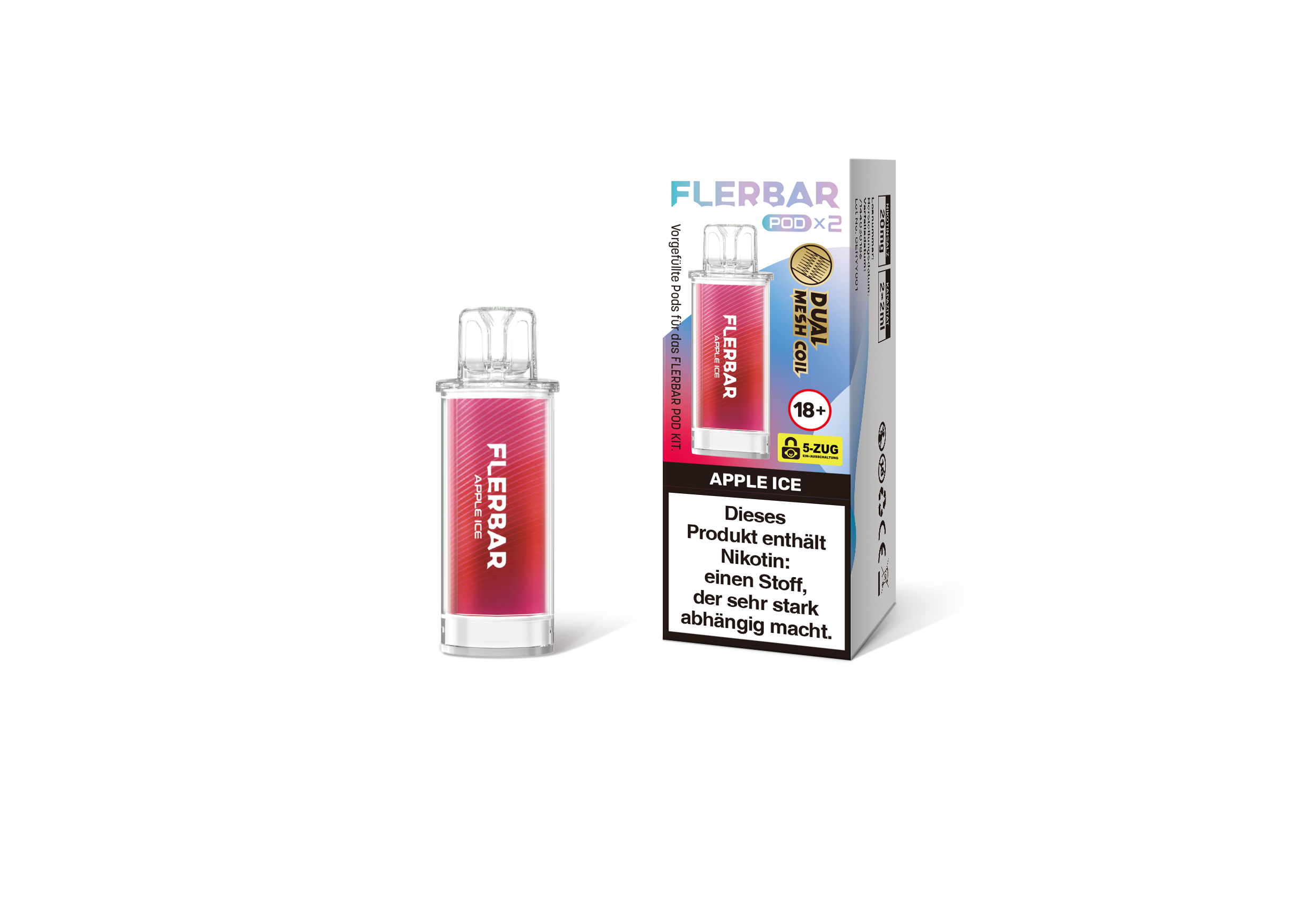 Flerbar Prefilled Pod  Apple Ice 20 mg | Günstig online 2