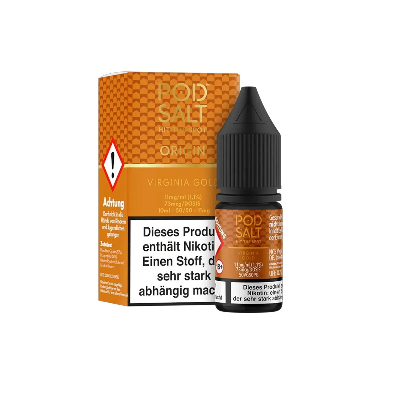 Pod Salt Origin - Virginia Gold - 10 ml - 11 mg