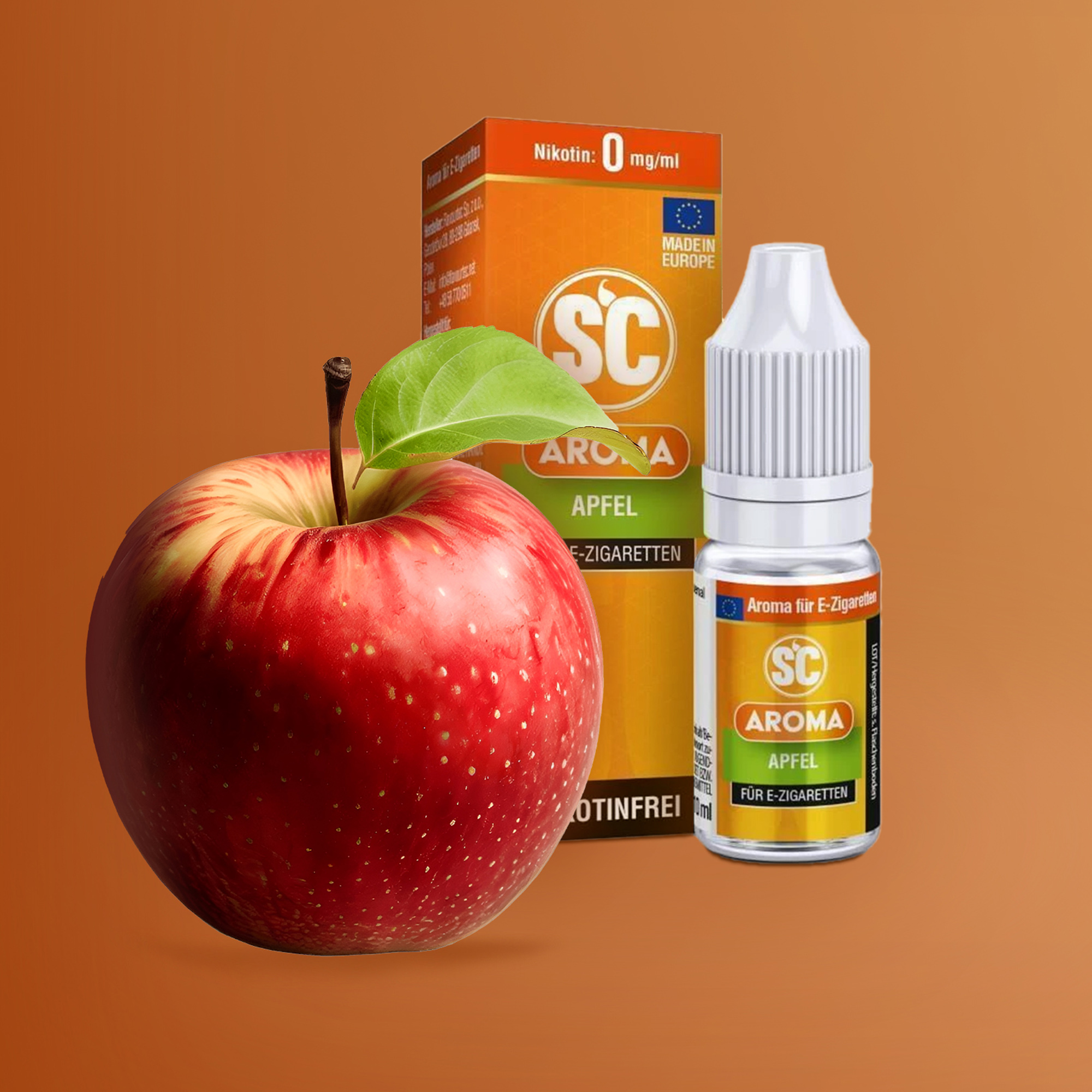 Apfel Aroma 10 ml von SC f&uuml;r Shake and Vape E-Liquid 1