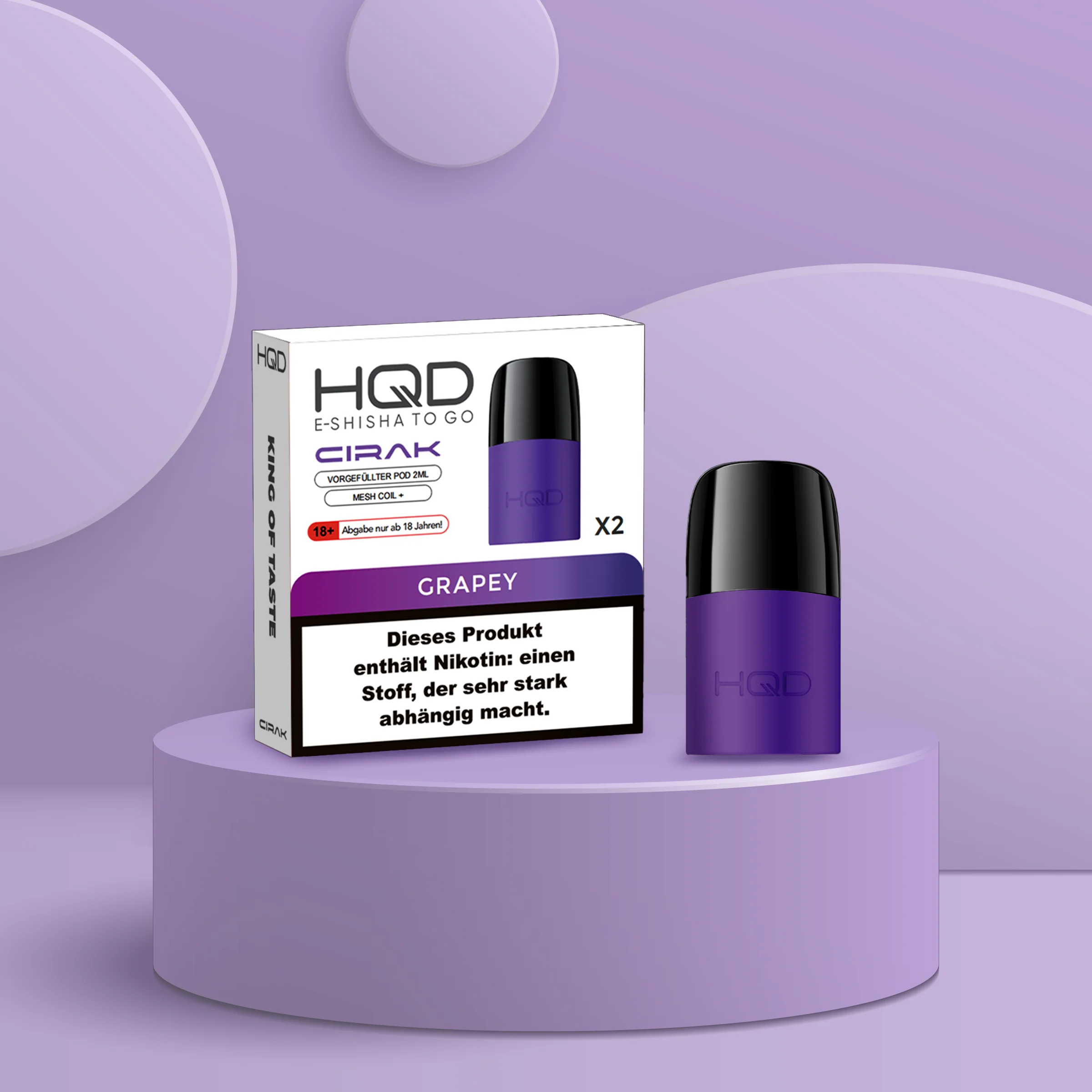 HQD - Cirak - Prefilled Pod - Grapey