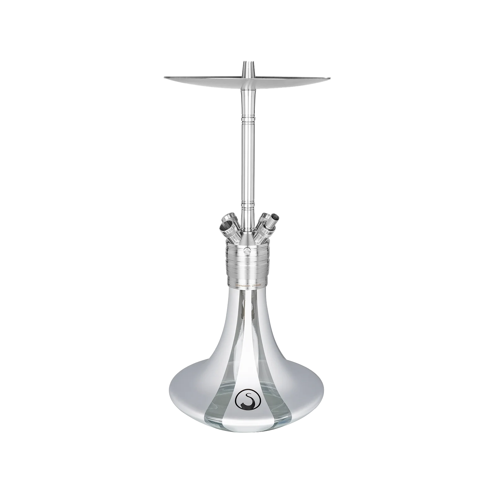 Steamulation Gen. III Silver Matt Metallic Shisha – Premium 4-Schlauch Wasserpfeife 1 Steamulation Gen. III Silver Matt Metallic Shisha – Premium 4-Schlauch Wasserpfeife 1