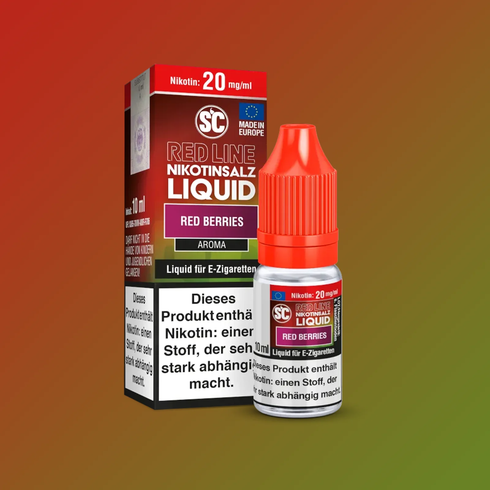 SC - E-Liquid - Nikotinsalz - Red Line - Red Berries - 10 ml - 20 mg 1