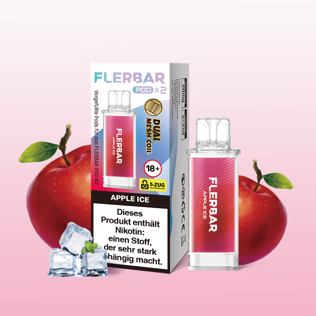 Flerbar Prefilled Pod  Apple Ice 20 mg | G&uuml;nstig online 1