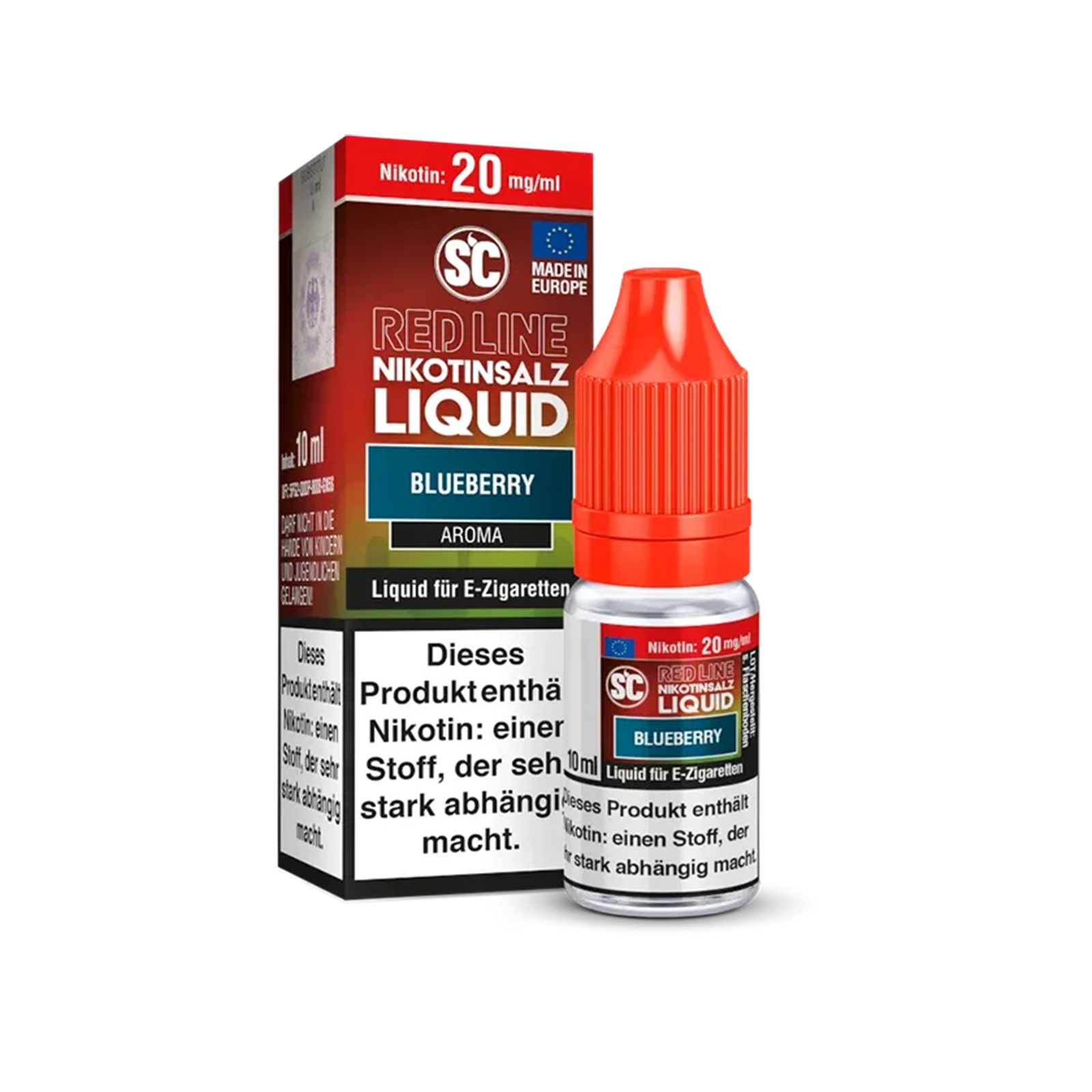 SC - E-Liquid - NicSalt - Red Line - Blueberry - 10 ml - 20 mg