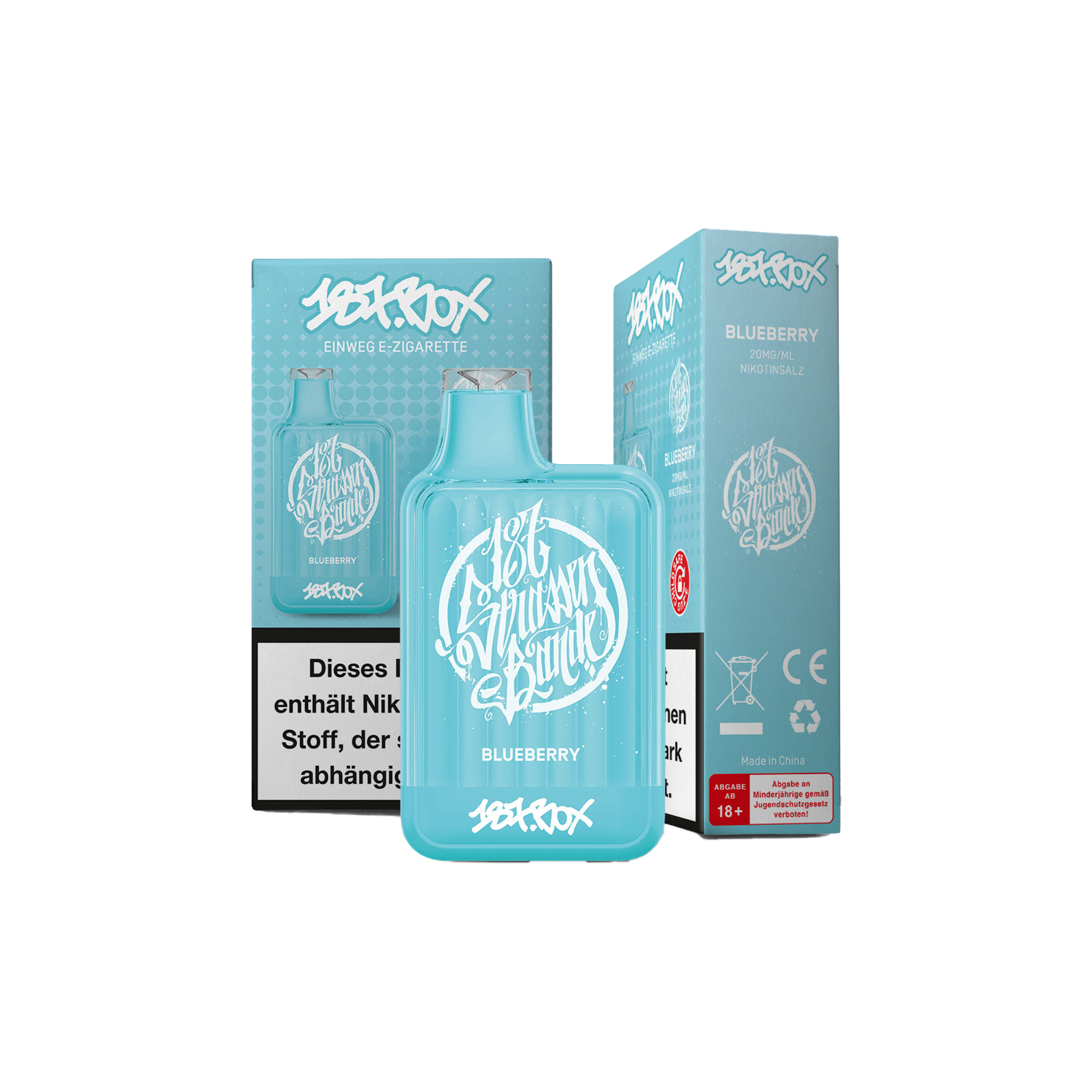 187 Vapestick - Box - Blueberry - 20 mg | Alle neuen Sorten günstig online kaufen - Hookain E-Shisha Onlineshop