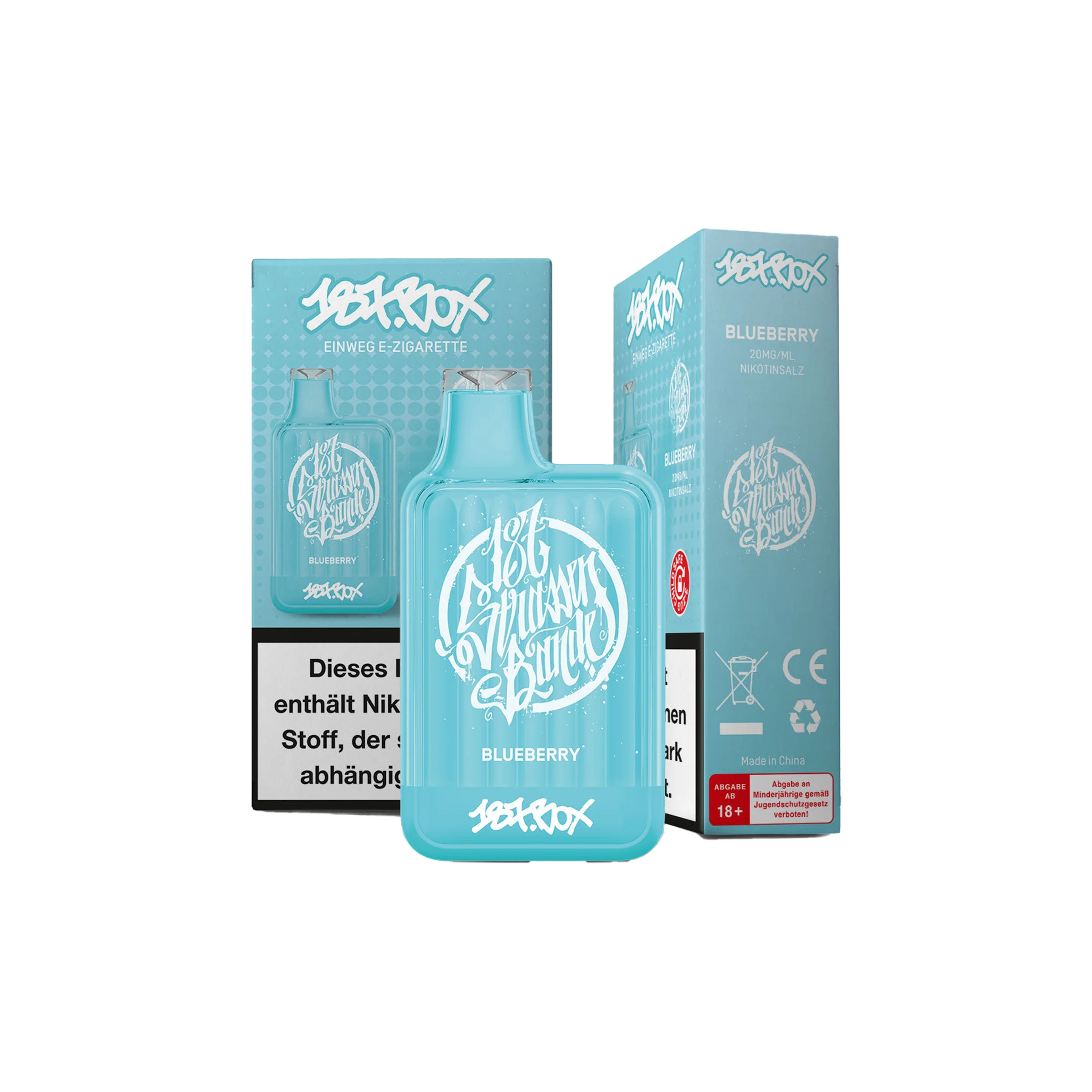 187 Vapestick - Box - Blueberry - 20 mg | Alle neuen Sorten günstig online kaufen - Hookain E-Shisha Onlineshop