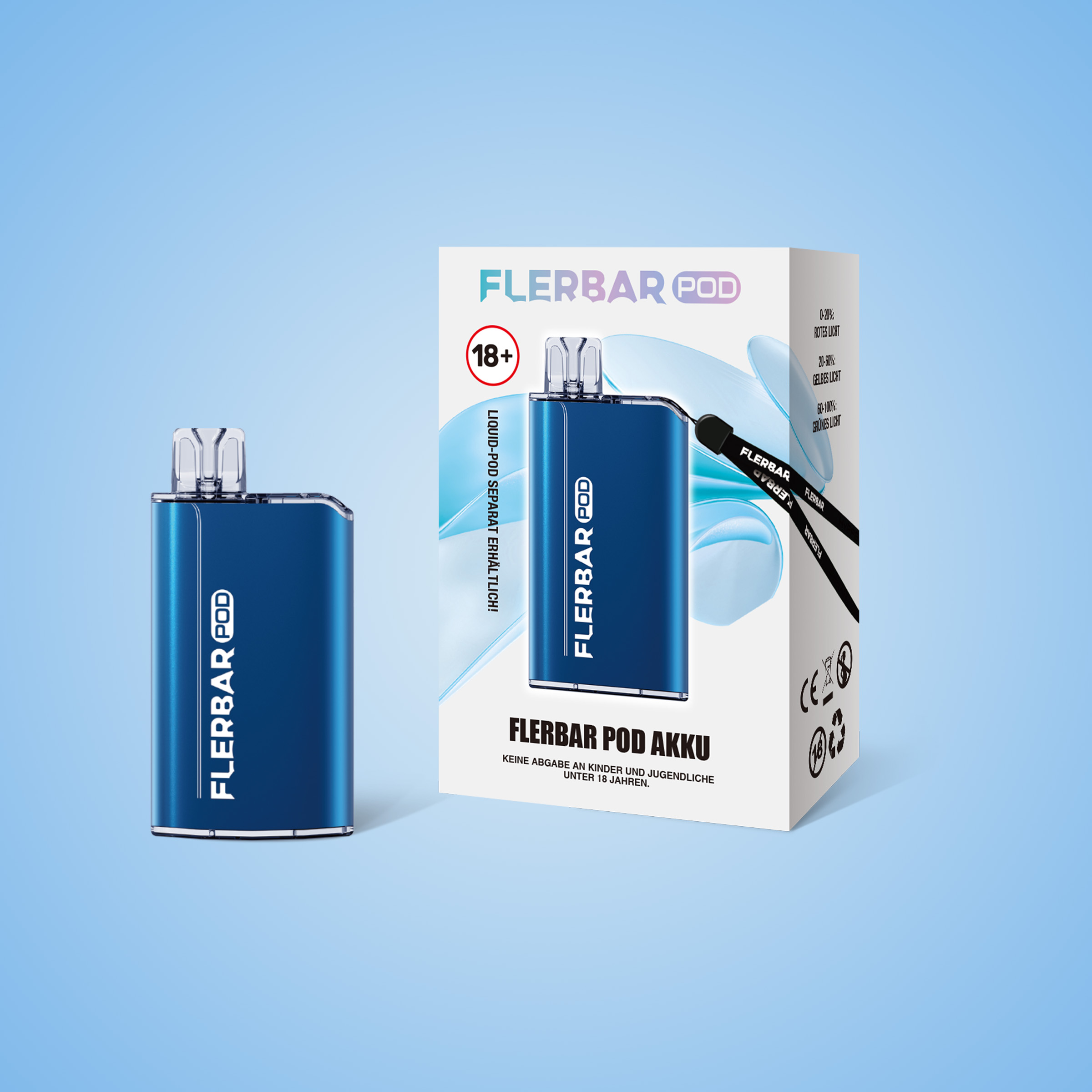 Flerbar Pod Akku Basisger&auml;t Blau | G&uuml;nstig online bestellen 1