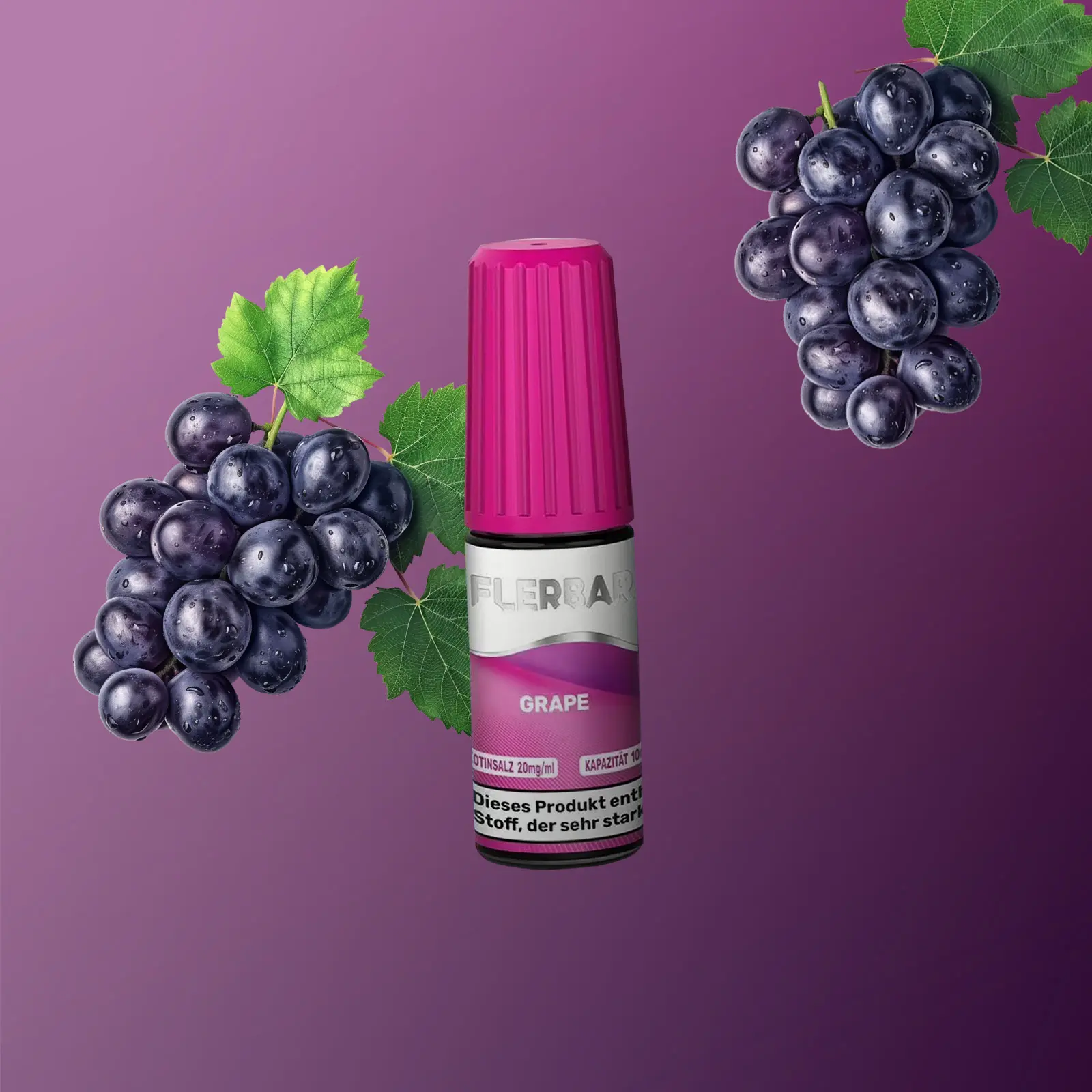 Flerbar - E-Liquid - Nikotinsalz - Grape - 10 ml -  20 mg 1 Flerbar - E-Liquid - Nikotinsalz - Grape - 10 ml -  20 mg 1
