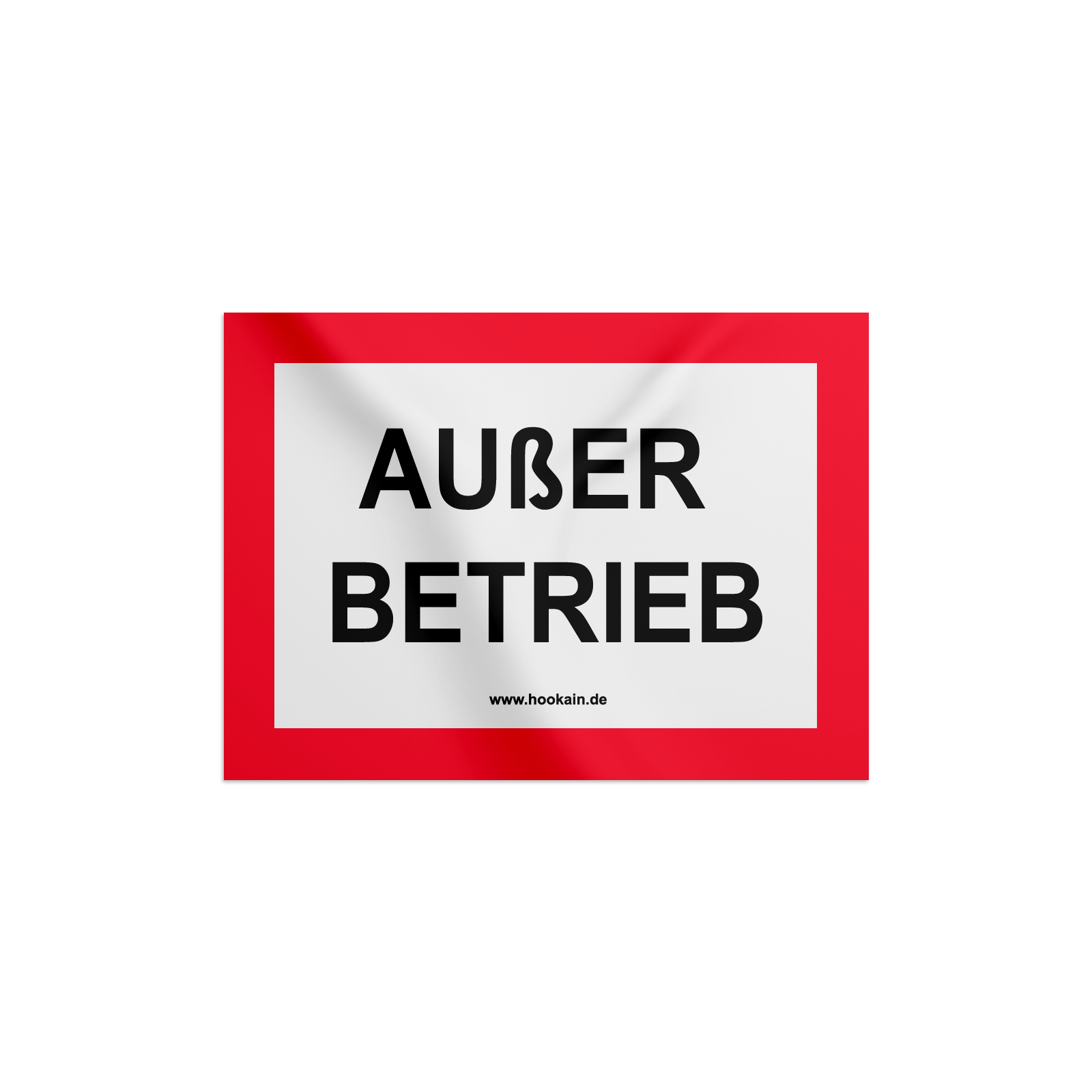 Hookain - Sticker -  Ausser Betrieb - Lustige Party Aufkleber - 7 x 5 cm