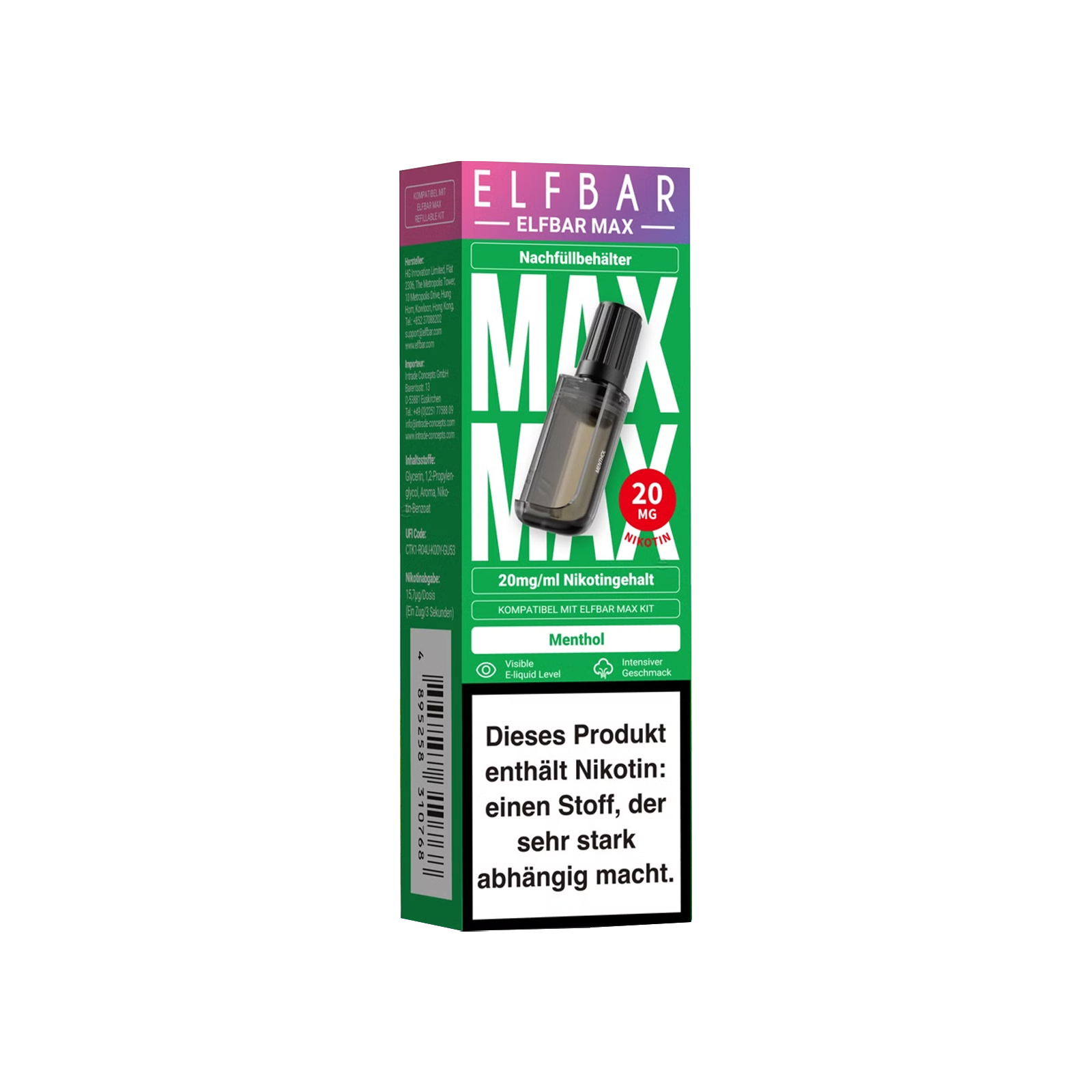 Elf Bar - Max - Pod - Menthol - 20 mg 2