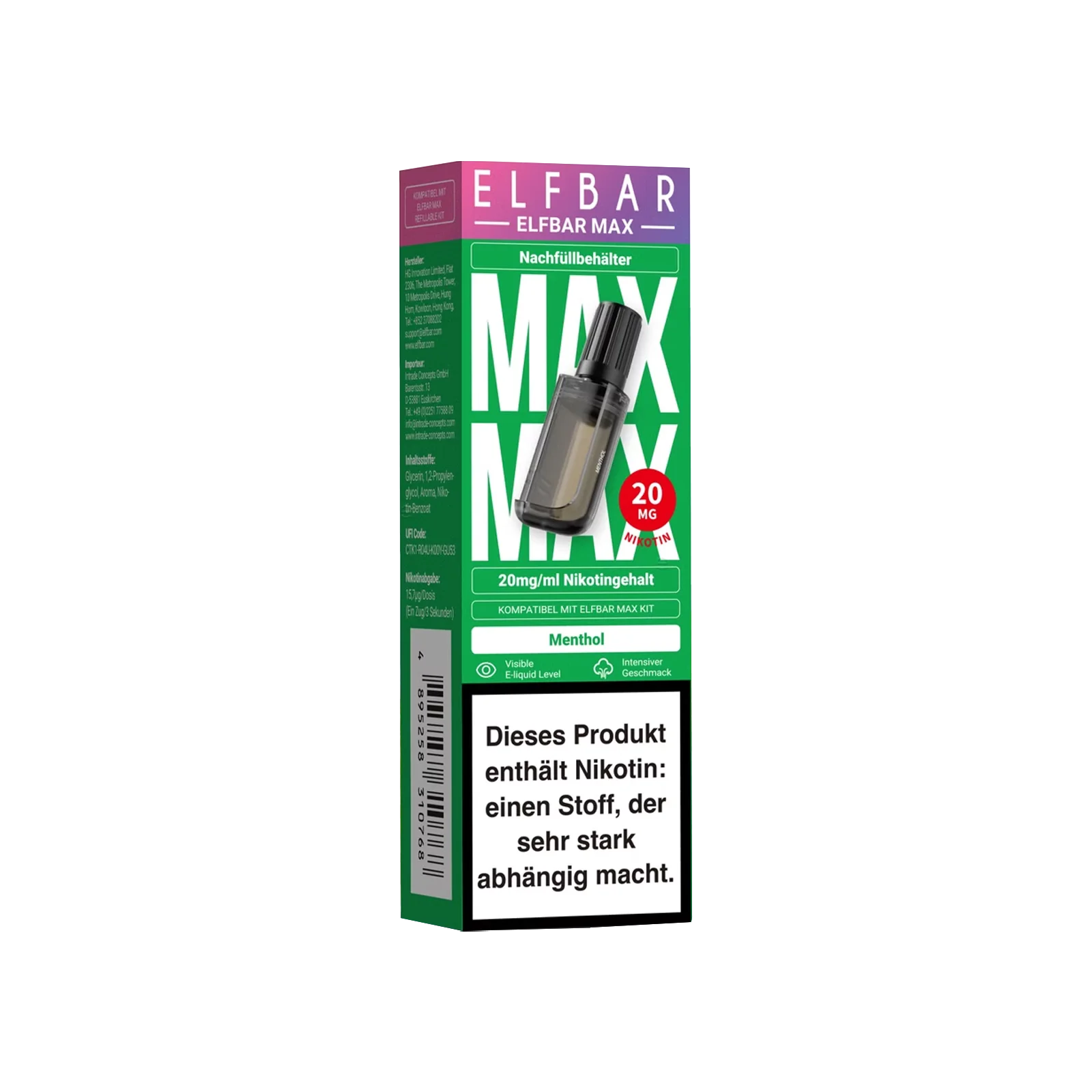 Elf Bar - Max - Pod - Menthol - 20 mg 2