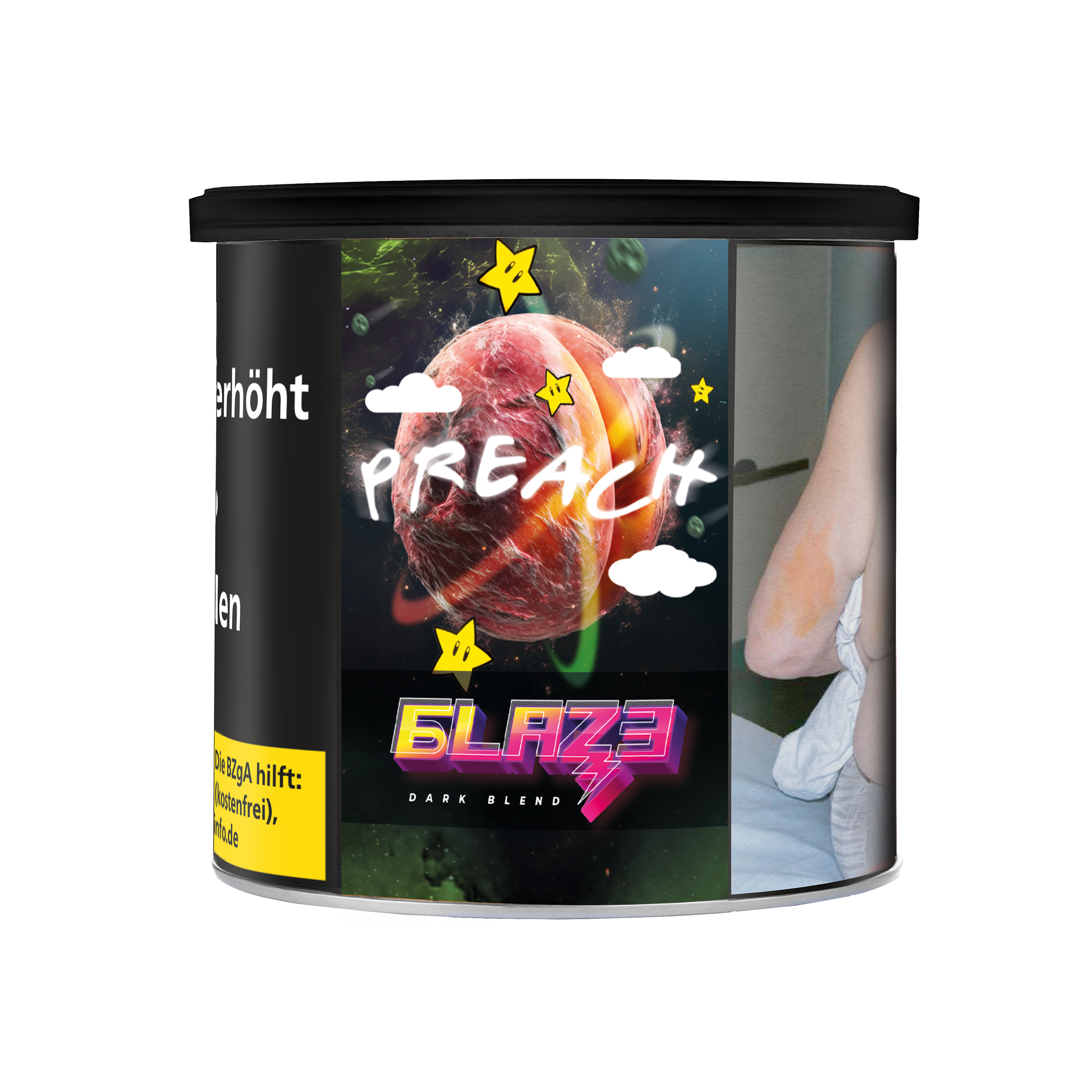 BLAZE Dark Leaf Preach 200 g | Shishatabak 2
