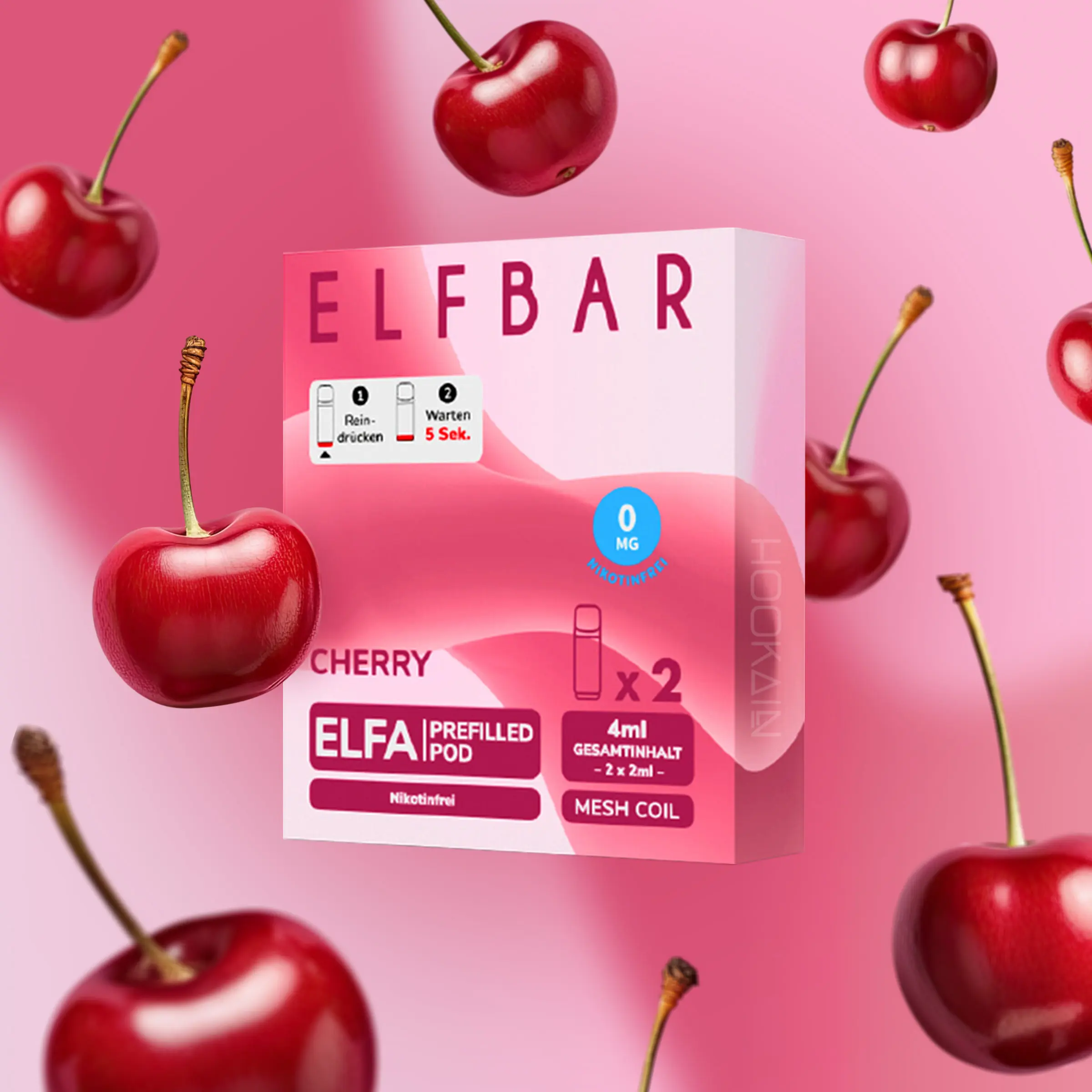 Elf Bar ELFA CP Cherry Candy Nikotinfrei | Prefilled Pods günstig bestellen 3