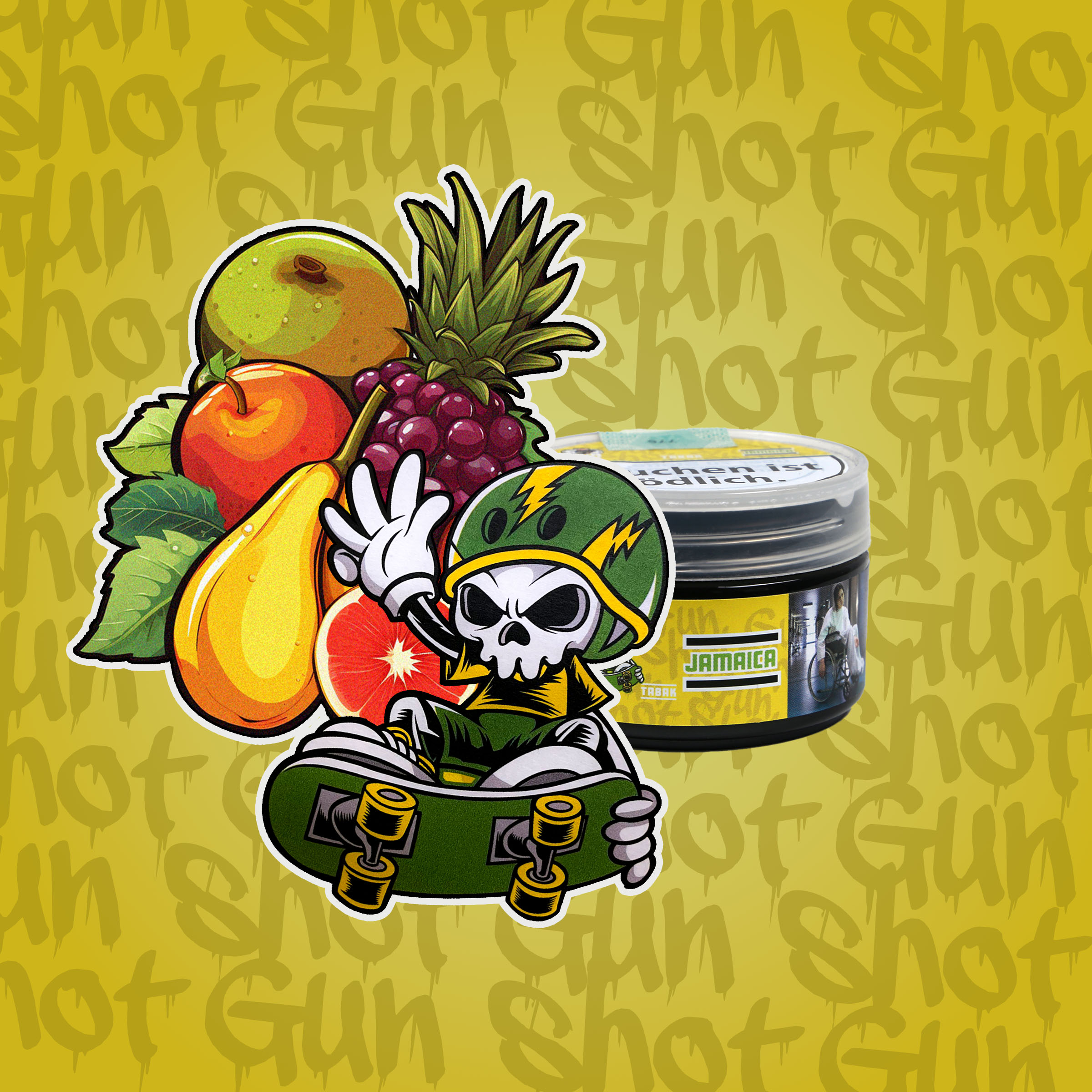 Gun Shot Jamaica Shisha Tabak 20 g | G&uuml;nstig Online bestellen 1