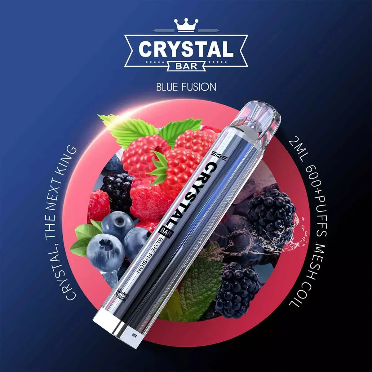 Crystal Bar Blue Fusion Einweg E-Zigarette Online bestellen