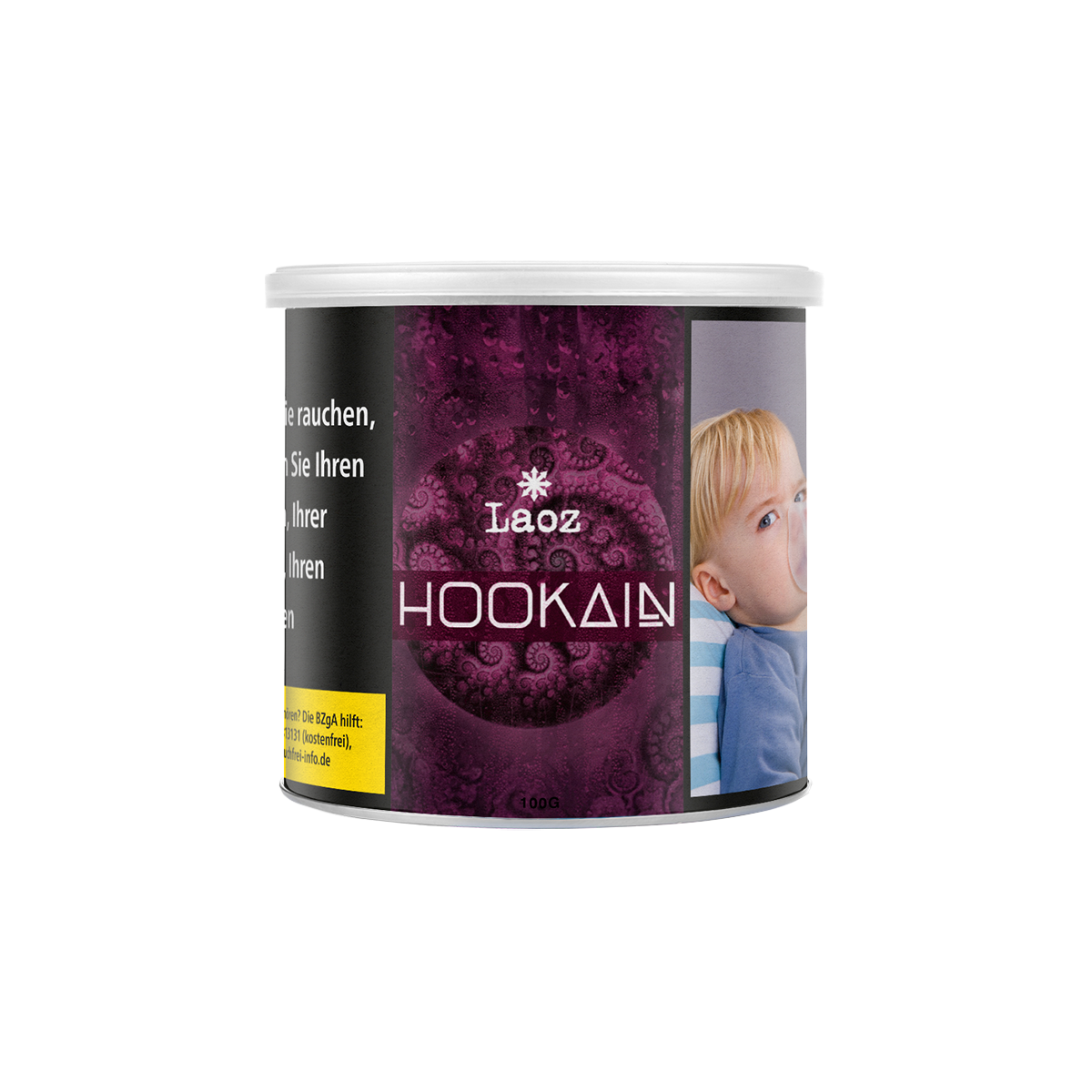 HOOKAIN Laoz 100 g Shisha Tabak mit Kirsche Blaubeere 2