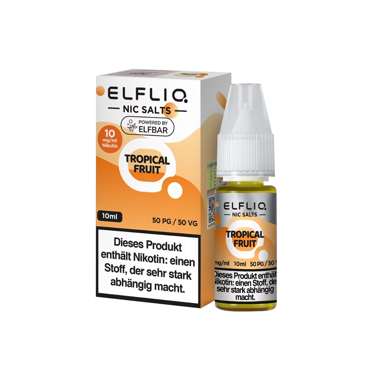 Elf Bar - ElfliQ - E-Liquid - Nikotinsalz - Tropical Fruit - 10 mg 1
