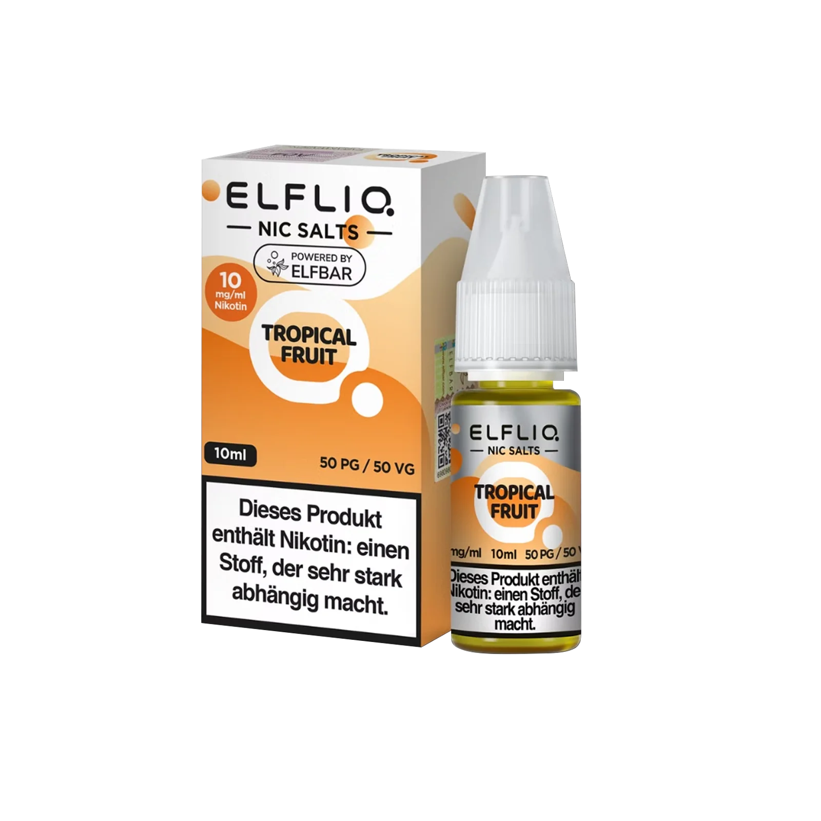 Elf Bar - ElfliQ - E-Liquid - Nikotinsalz - Tropical Fruit - 10 mg 1