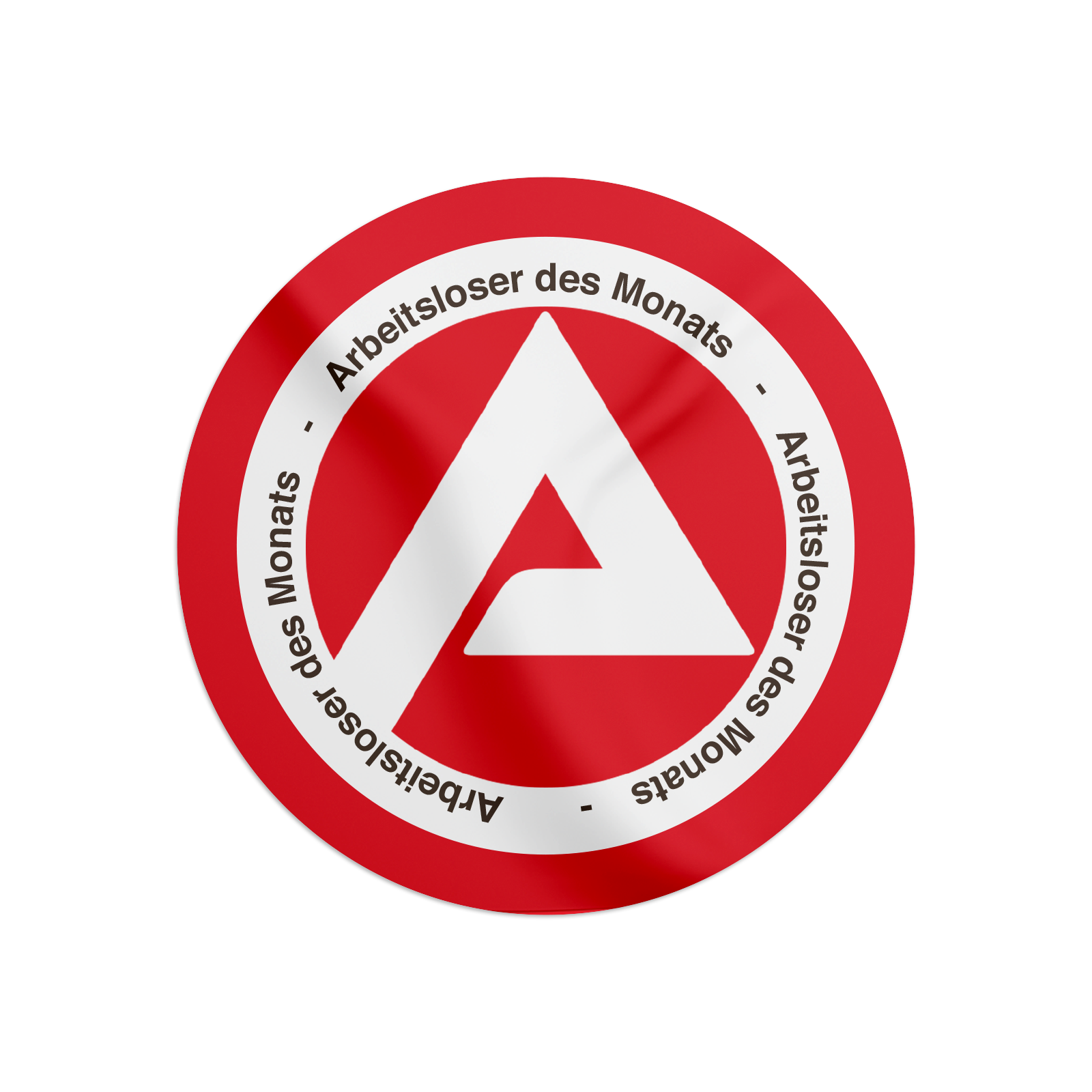 Hookain - Sticker - Arbeitsloser des  - 9.5 cm - Rund