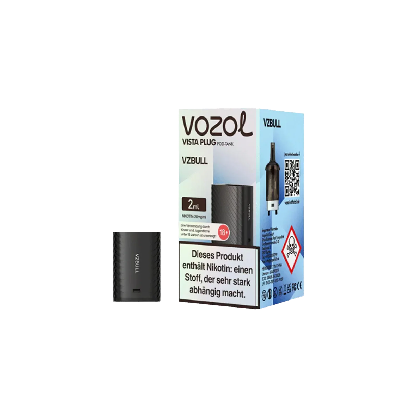 Vozol Vista Plug Verdampfer Pod 2ml – Frischer Geschmack