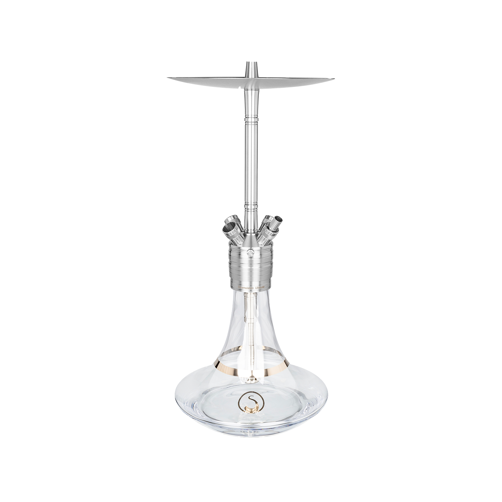 Steamulation Gen. III Clear Shisha – Premium 4-Schlauch Wasserpfeife 1 Steamulation Gen. III Clear Shisha – Premium 4-Schlauch Wasserpfeife 1