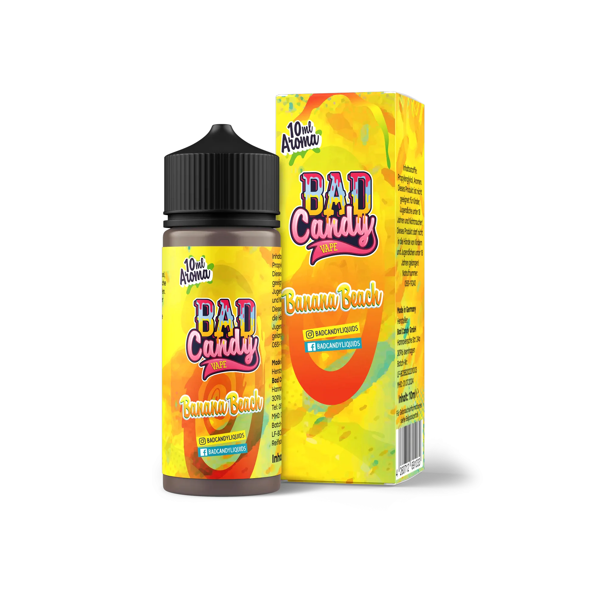 Bad Candy Aroma Longfill Banana Beach mit 10 ml Inhalt günstig bestellen 1