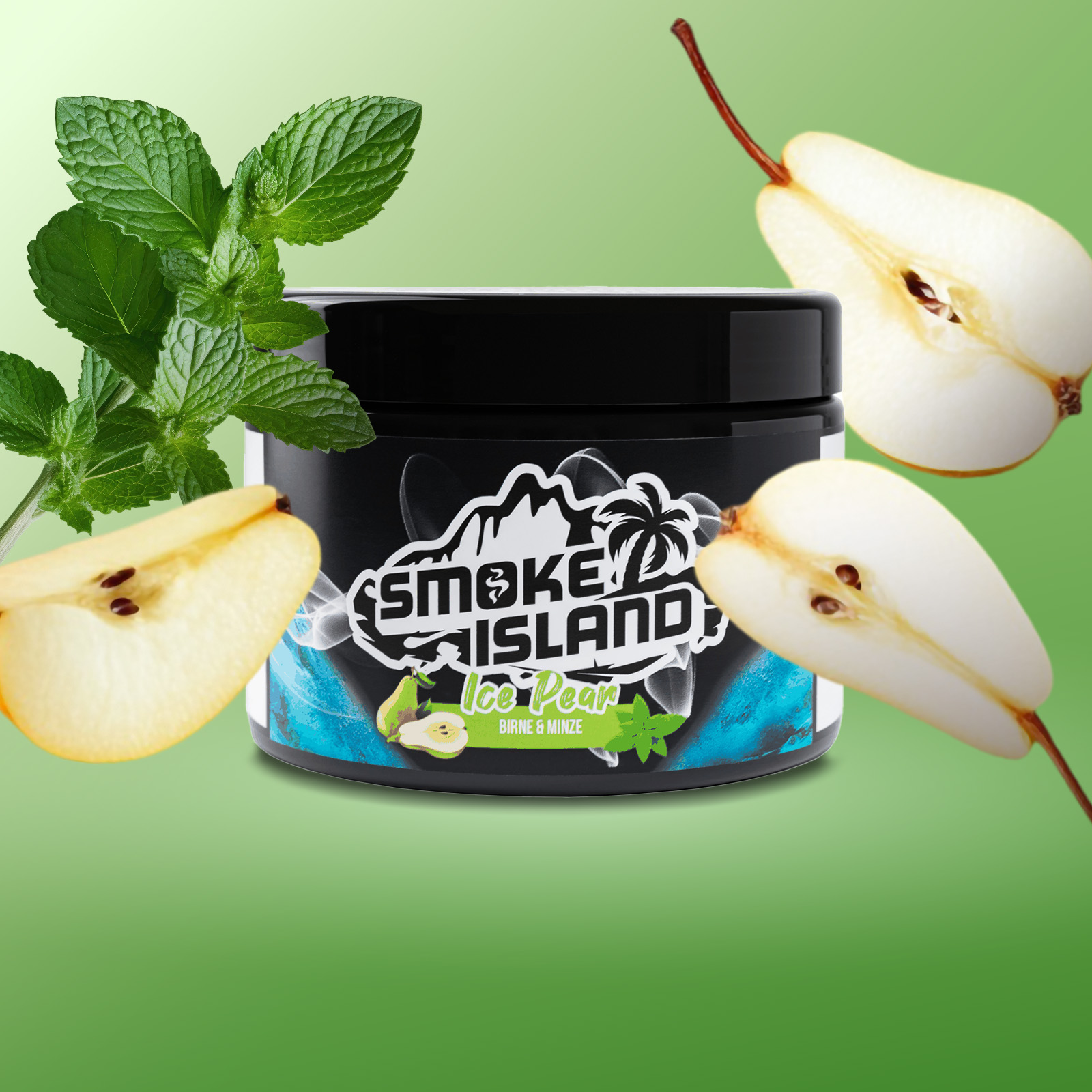 Smoke Island Ice Pear 200 g Tabakersatz Smoke Island Ice Pear 200 g Tabakersatz