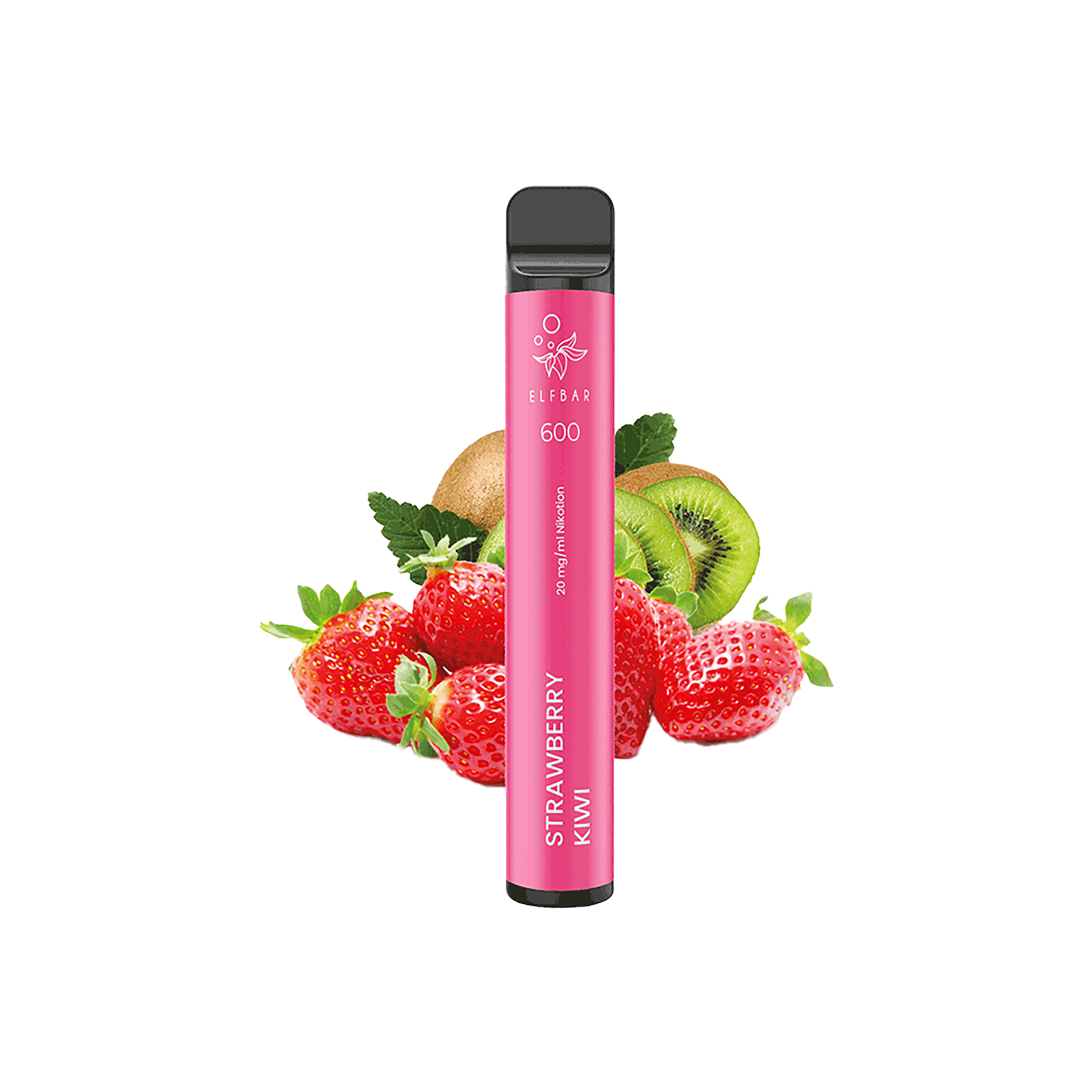 Elf Bar 600 - Strawberry Kiwi - E-Zigarette - Vape Stick - 20 mg