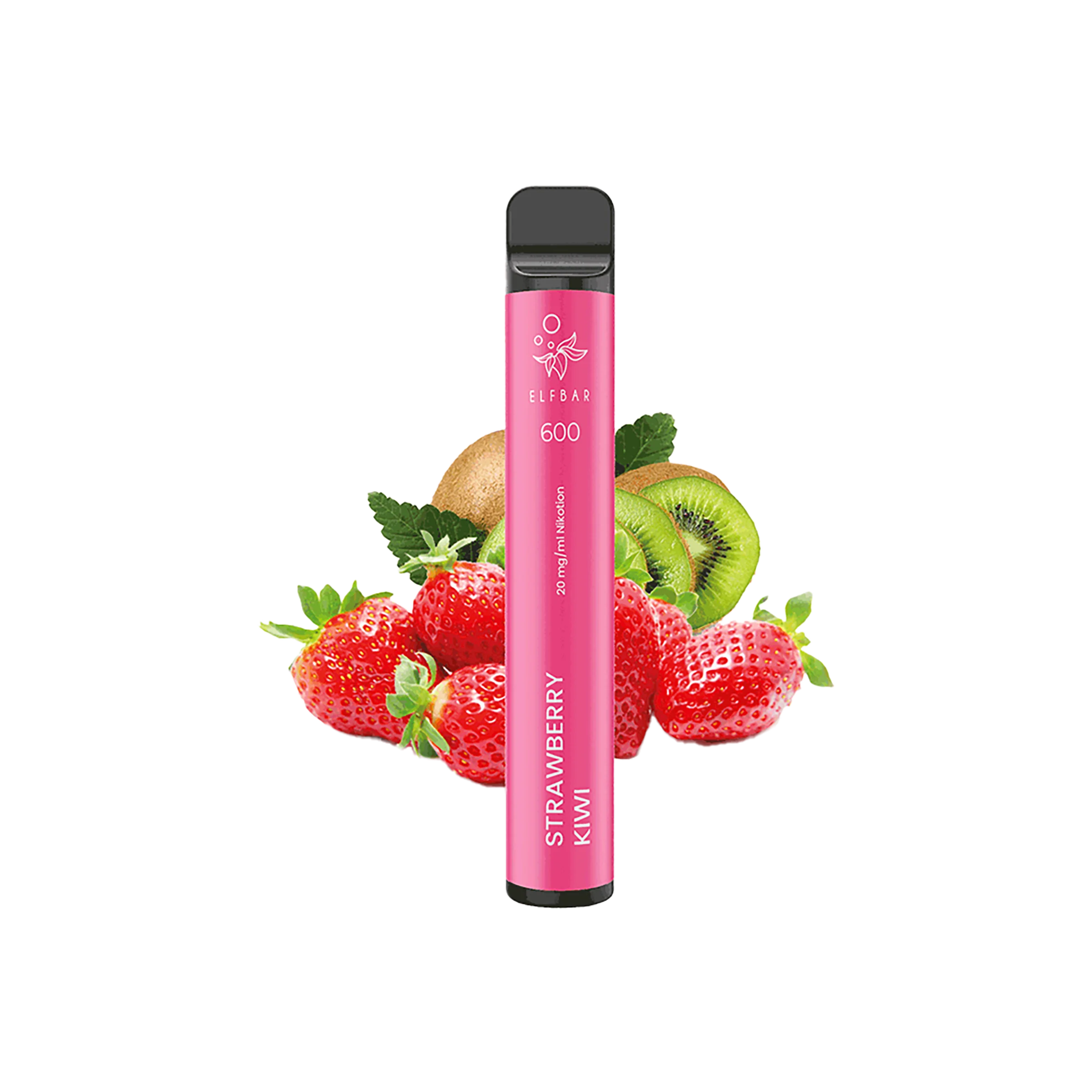 Elf Bar 600 - Strawberry Kiwi - E-Cigarette - Vapestick - 20 mg