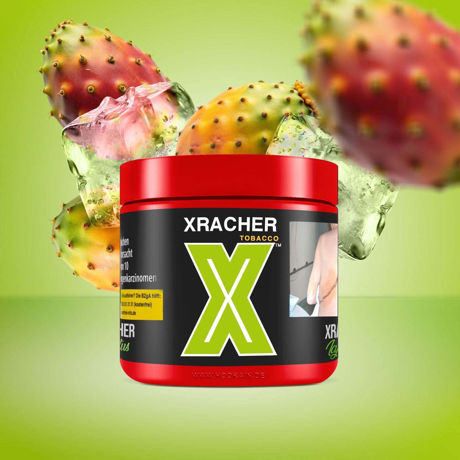  XRacher Icy Cact. 200g – Kaktus Menthol Mischung 1