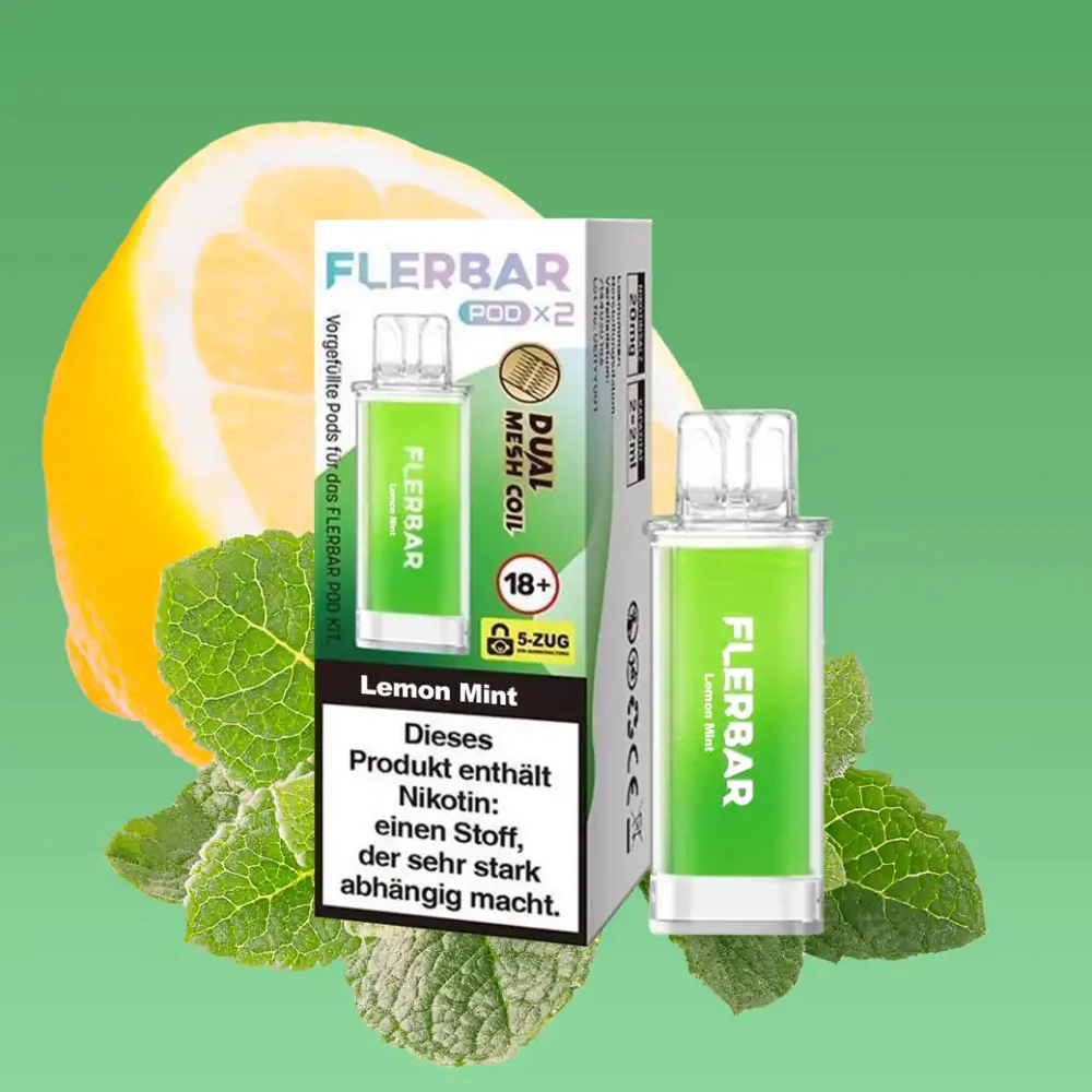Flerbar - Prefilled Pod - Lemon Mint 1
