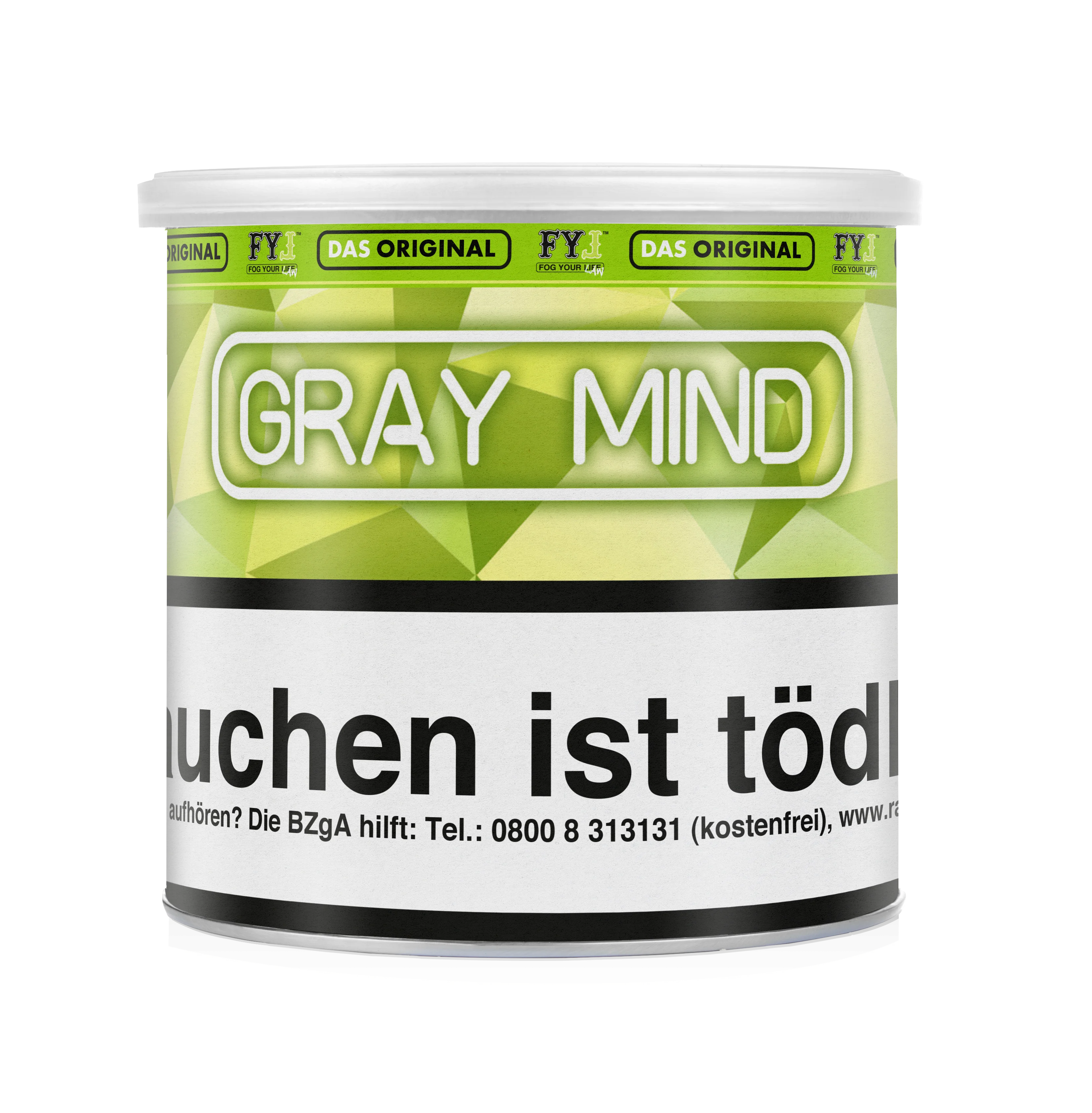 Fog Your Law - Dry Base mit Aroma - Gray Mind - 70 g - 2 Komponenten Lösung Tabak - mit versteuertem Glycerin 200 g Mischen 2