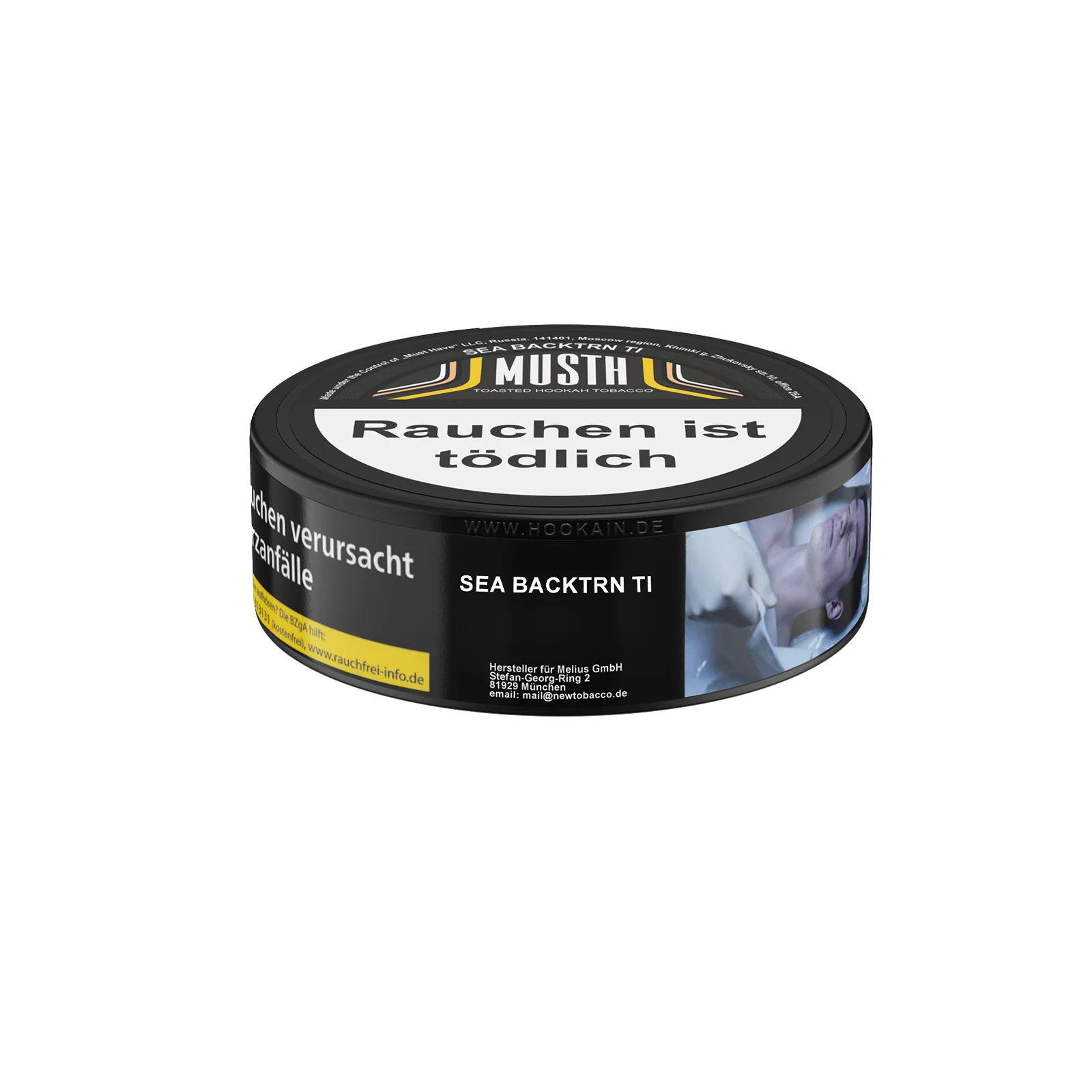 MustH Sea Backtrn Ti 200 g Shisha-Tabak – Sanddorn, Orange, Ingwer 2