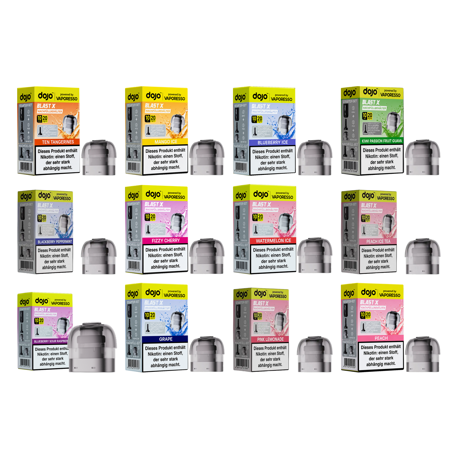 Vaporesso - Dojo Blast X - Pod 10ml - 20mg