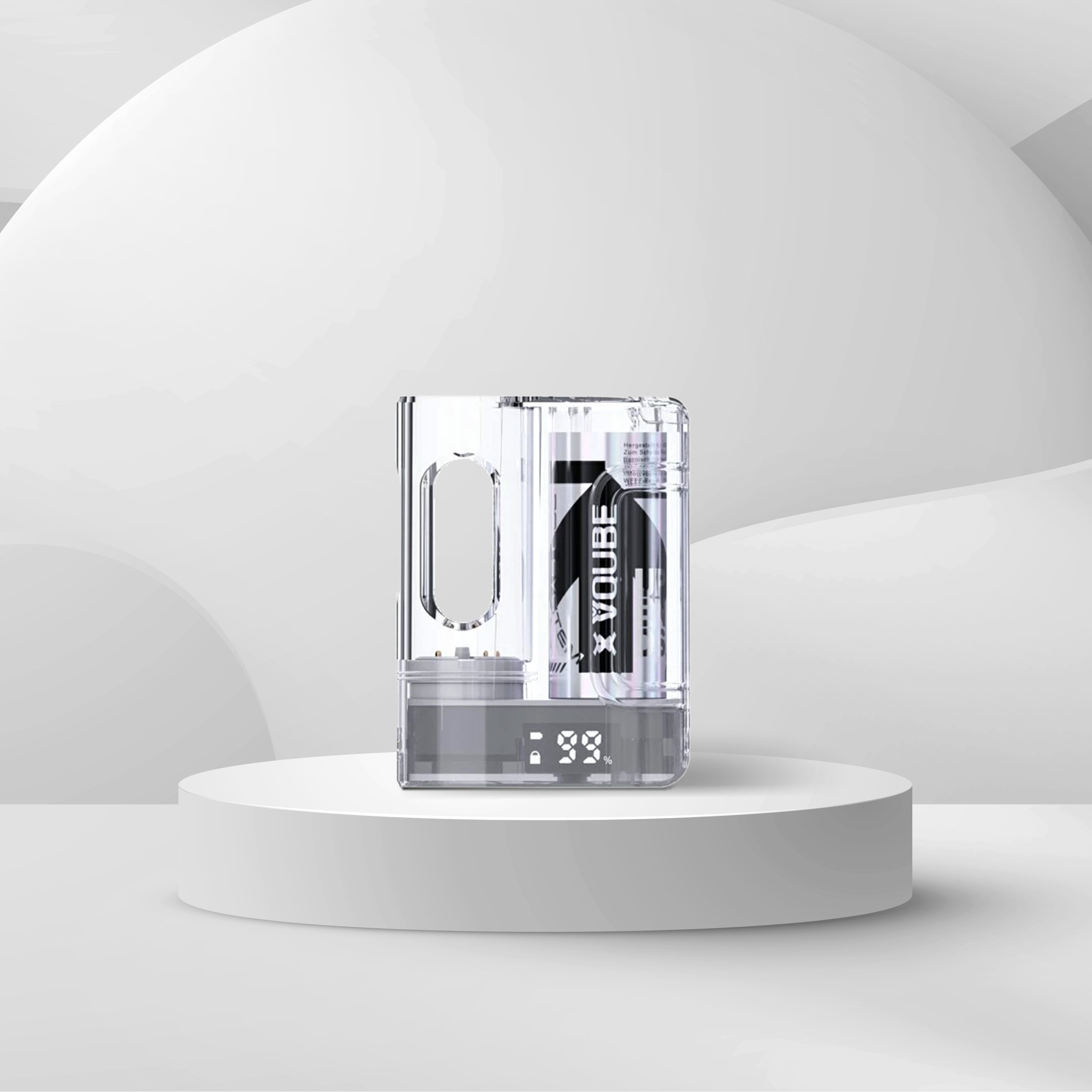 Vqube x Upends Basisger&auml;t Akku 550mAh Silver Gray | Vape-Zubeh&ouml;r bestellen 1