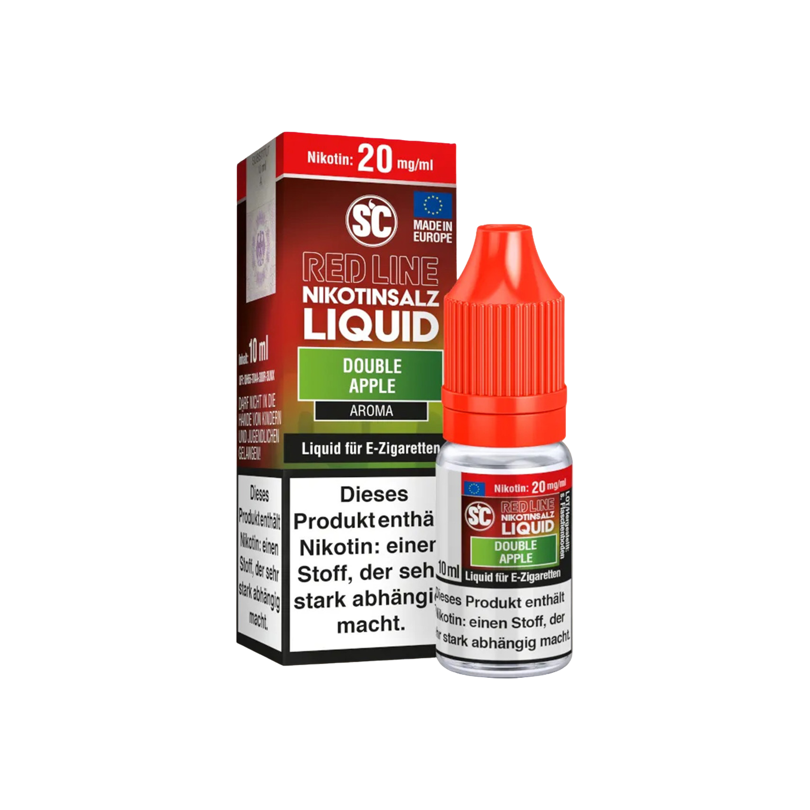 SC - E-Liquid - Nicotine Salt - Red Line - Double Apple - 10 ml - 20 mg