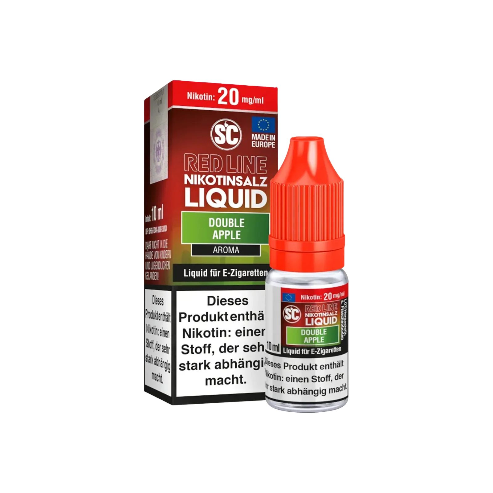 SC - E-Liquid - Nicotine Salt - Red Line - Double Apple - 10 ml - 20 mg