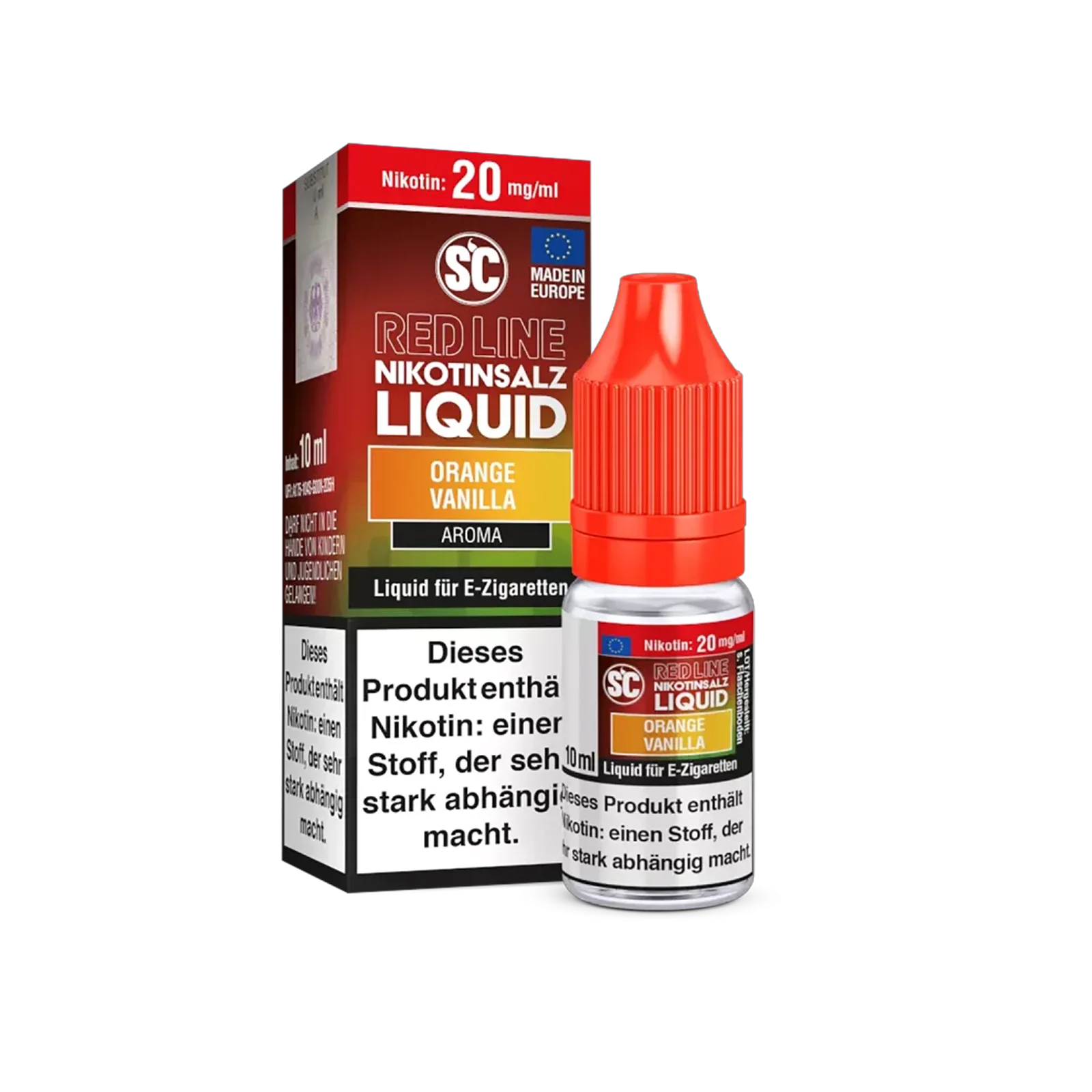 SC - E-Liquid - NicSalt - Red Line - Orange Vanilla - 10 ml - 20 mg