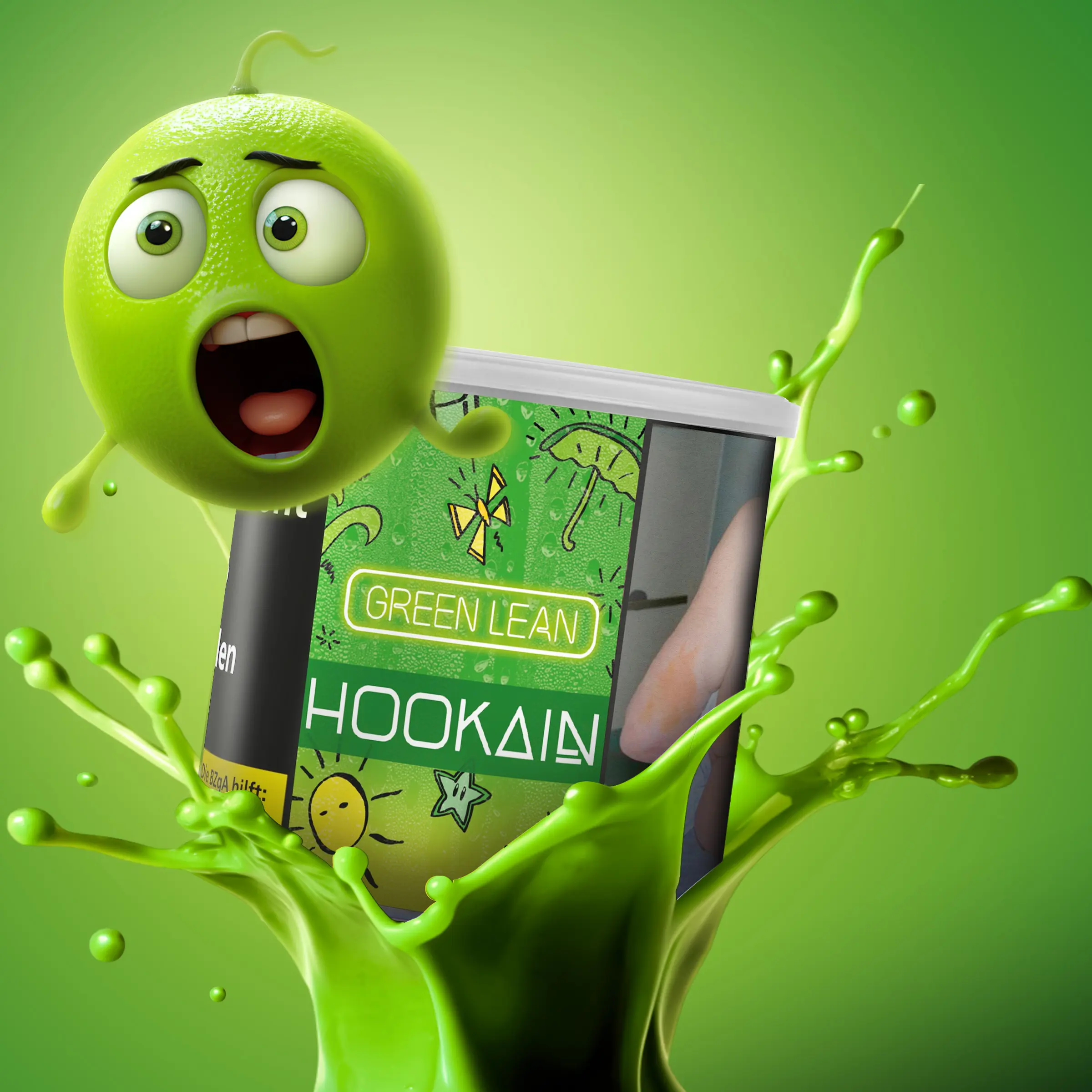 Hookain Green Lean 200 g Shisha Tabak | Sorten günstig 1