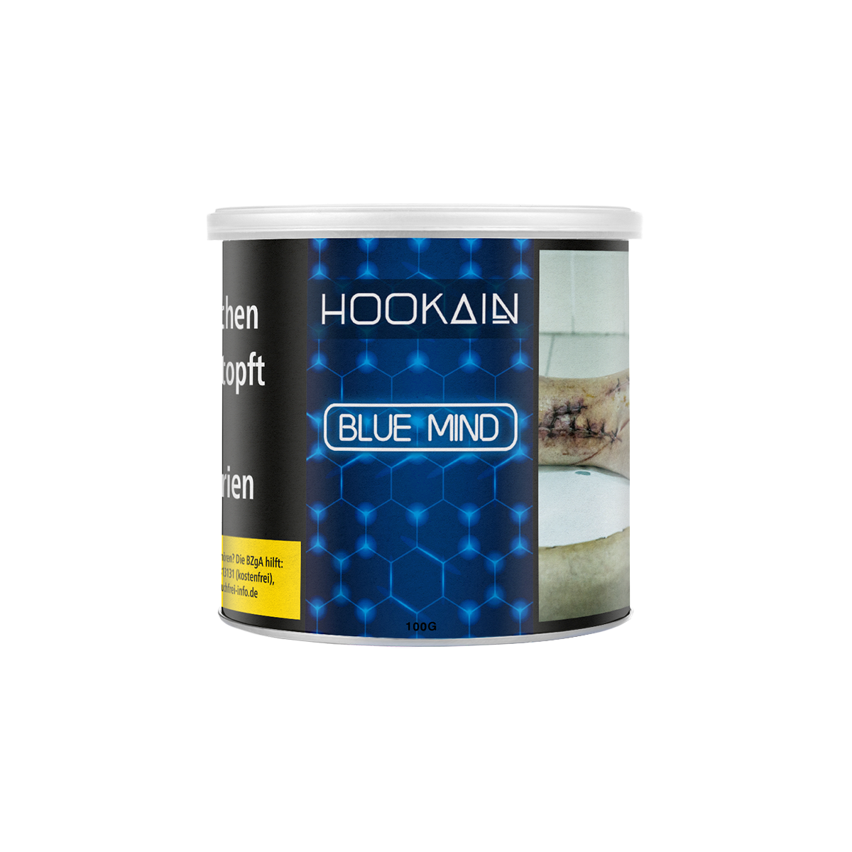 HOOKAIN Blue Mind 100 g Shisha Tabak mit Blaubeere Minze 2