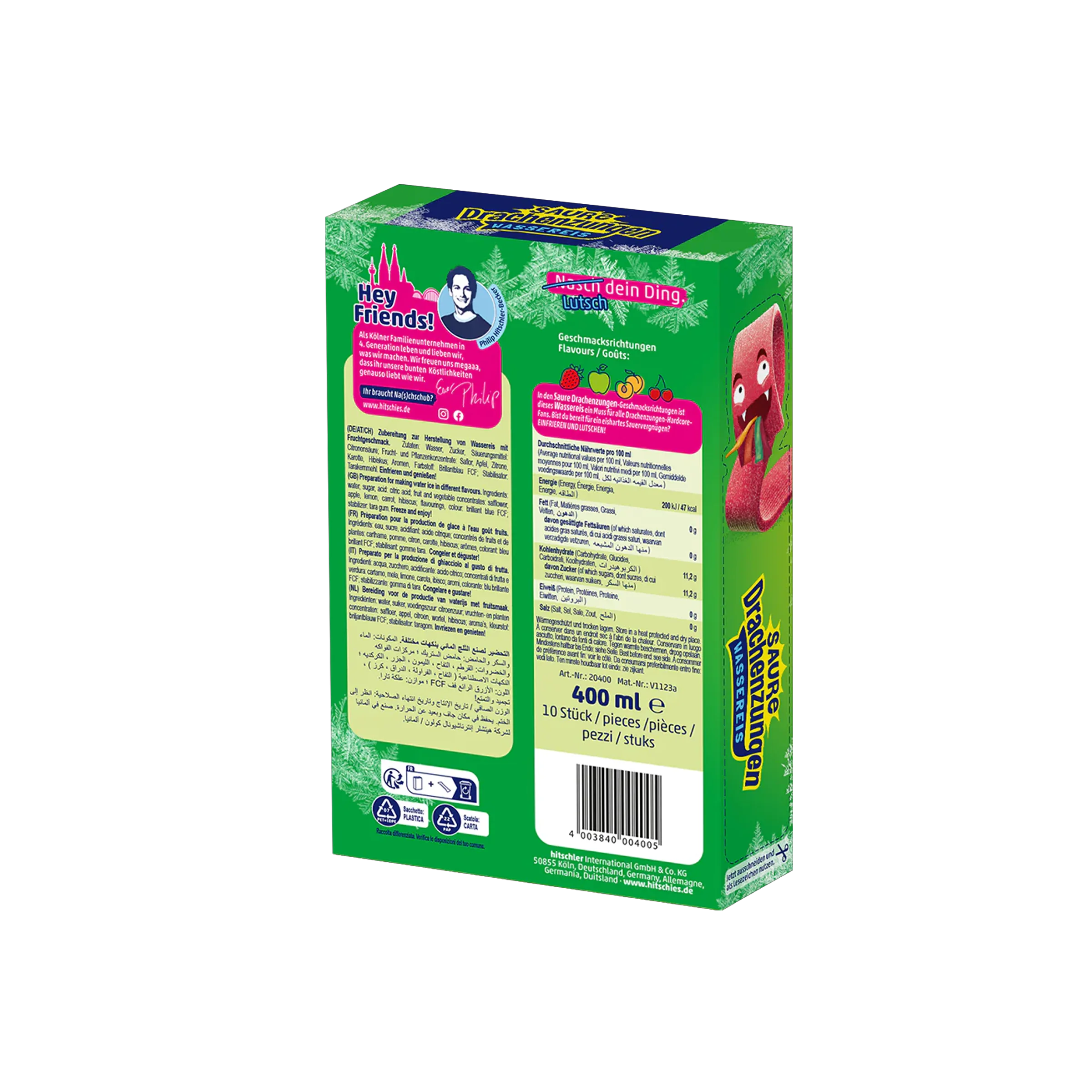 Saure Drachenzungen Brizzl Bälle 100 g | Hitschies online 2