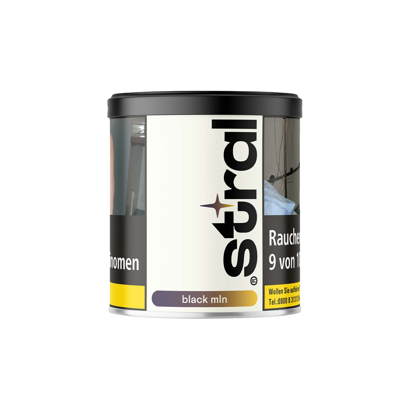 Stral Shishatabak Black Mln 200 g - Sorten günstig bestellen 2