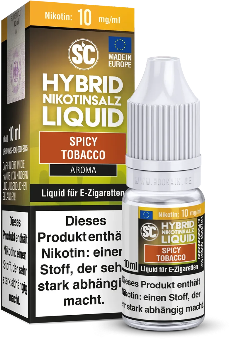 SC - E-Liquid - Hybrid Nikotinsalz - Spicy Tobacco - 10 ml - 10 mg 2